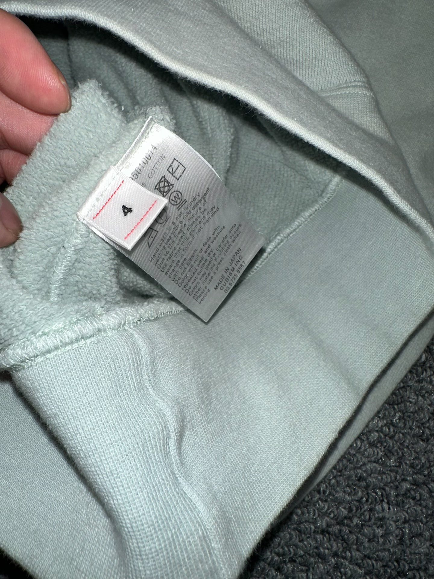 visvim amplus hoodie ict line — detail
