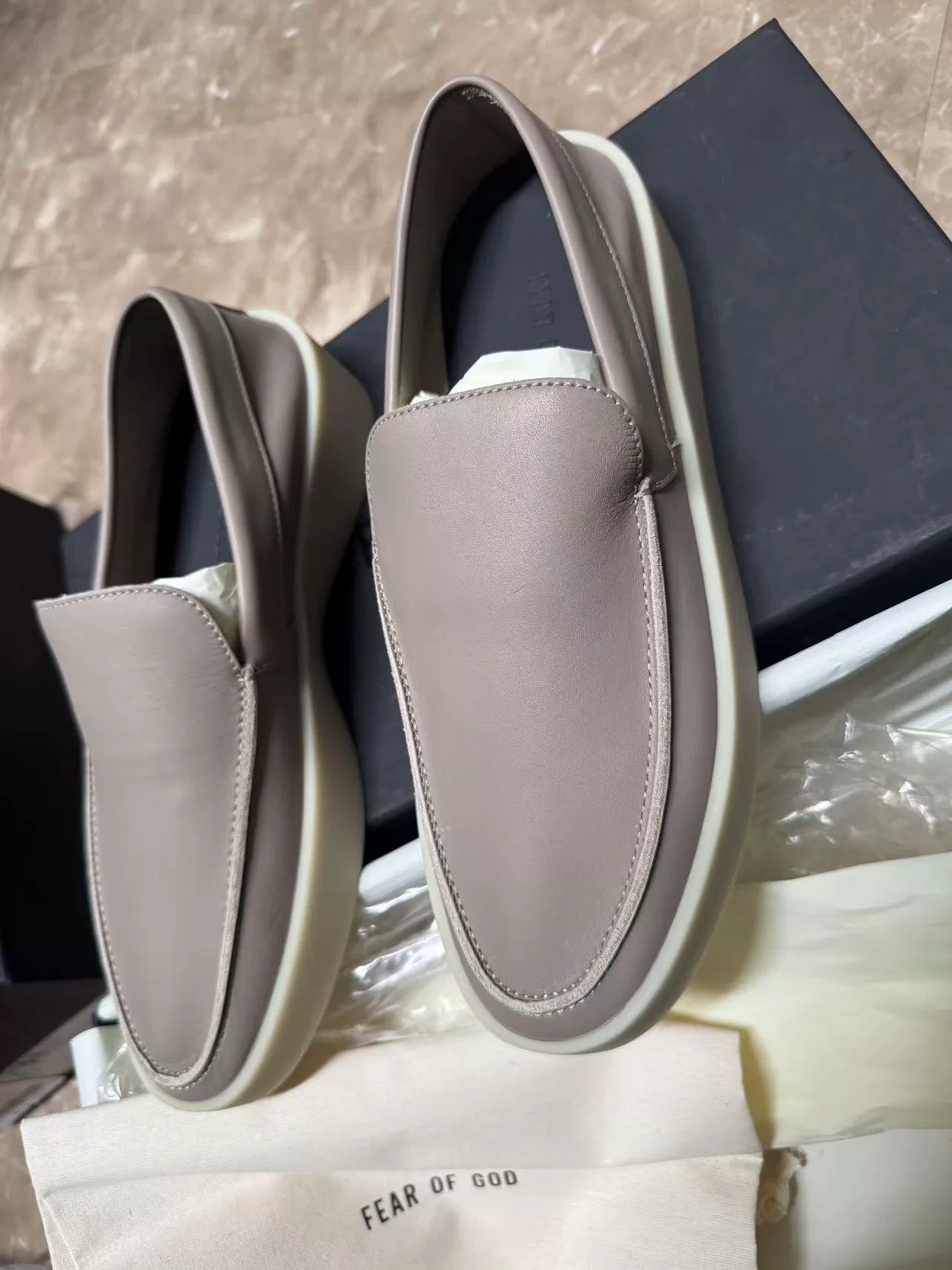 FEAR OF GOD The Loafer Brown Size 40 — front
