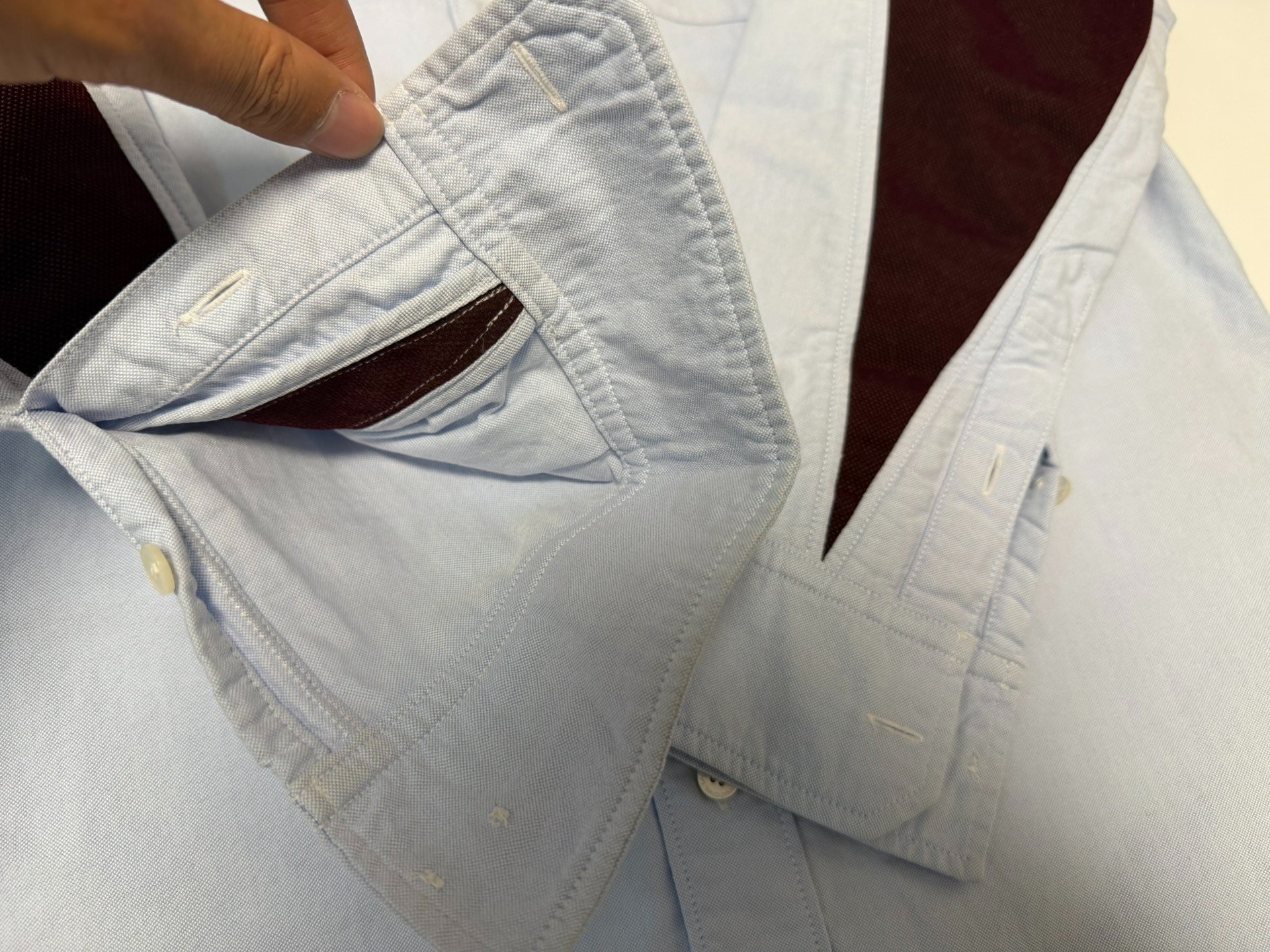 visvim Albacore Oxford Shirt — label