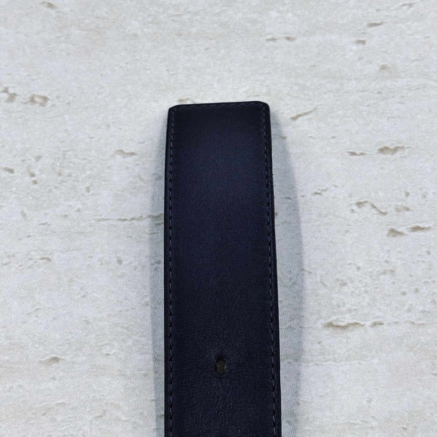 Louis Vuitton LV Logo Leather Belt — label