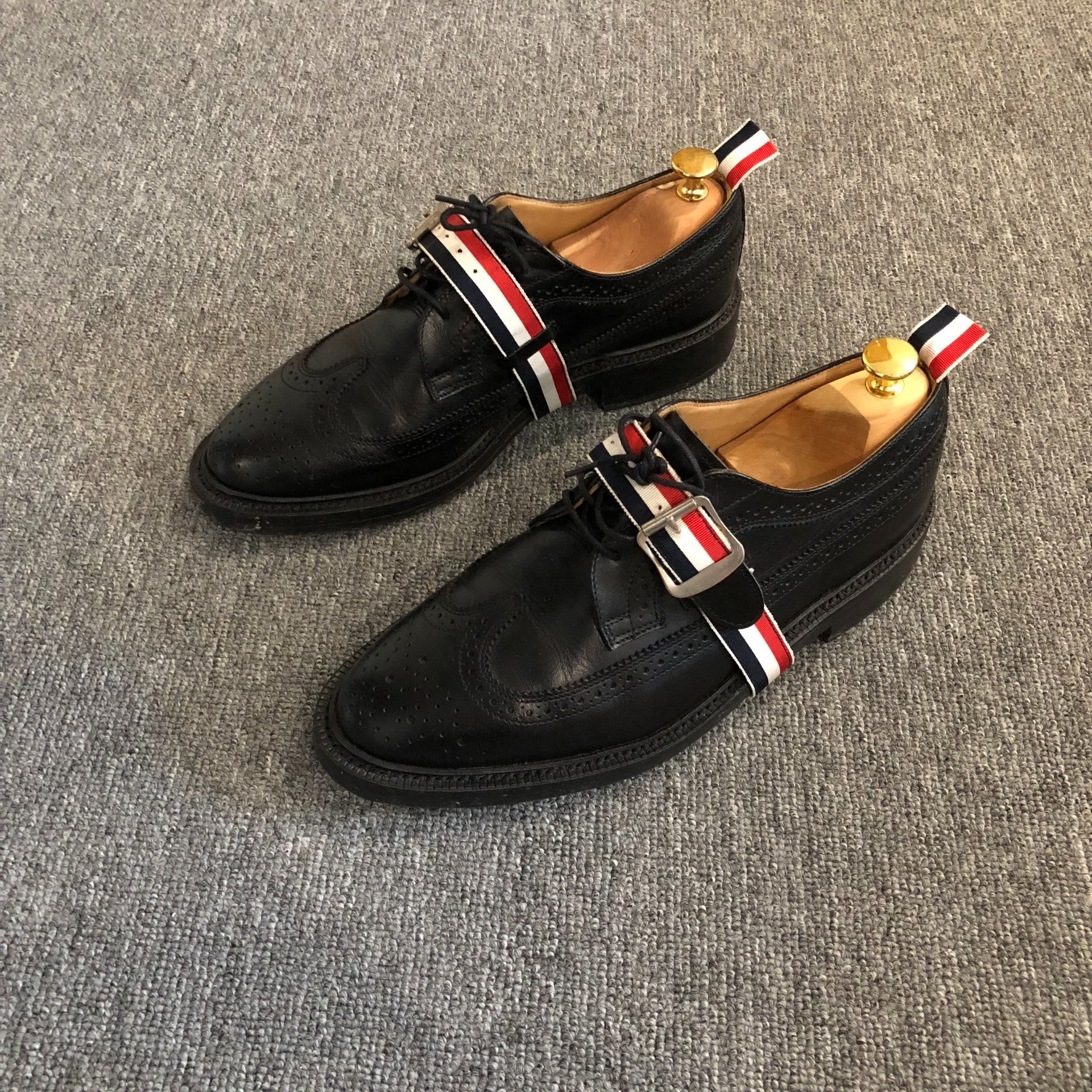 Thom Browne TB Brogue Leather Shoes