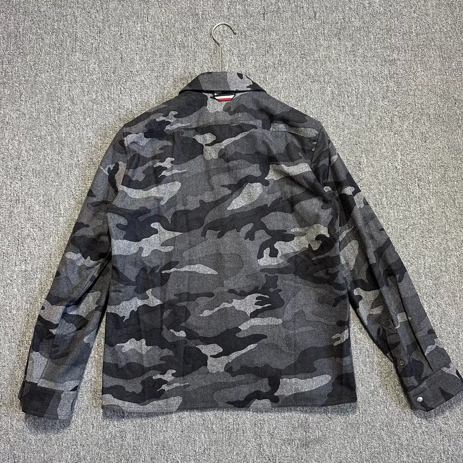 Moncler x Thom Browne Camo Wool Jacket — back