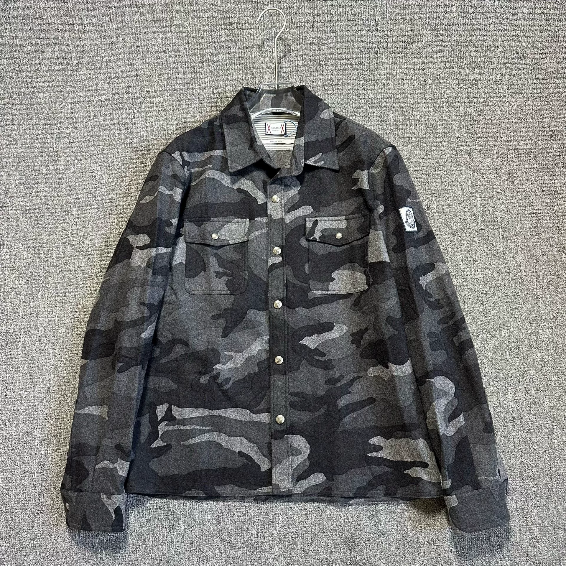 Moncler x Thom Browne Camo Wool Jacket