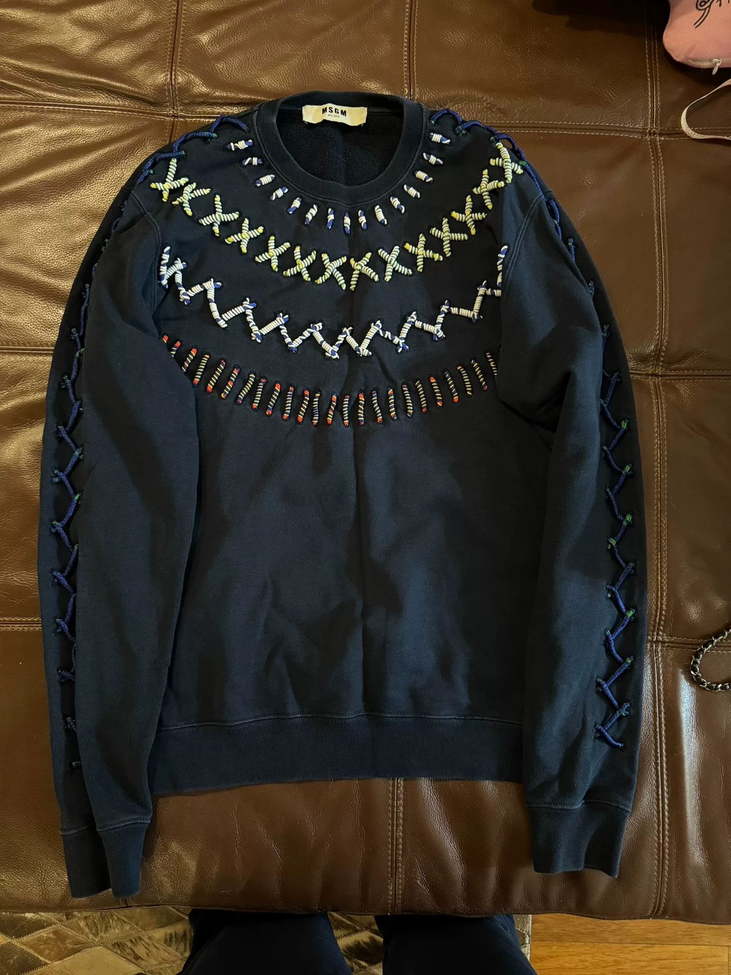 MSGM Men's Knit Sweatshirt S Size