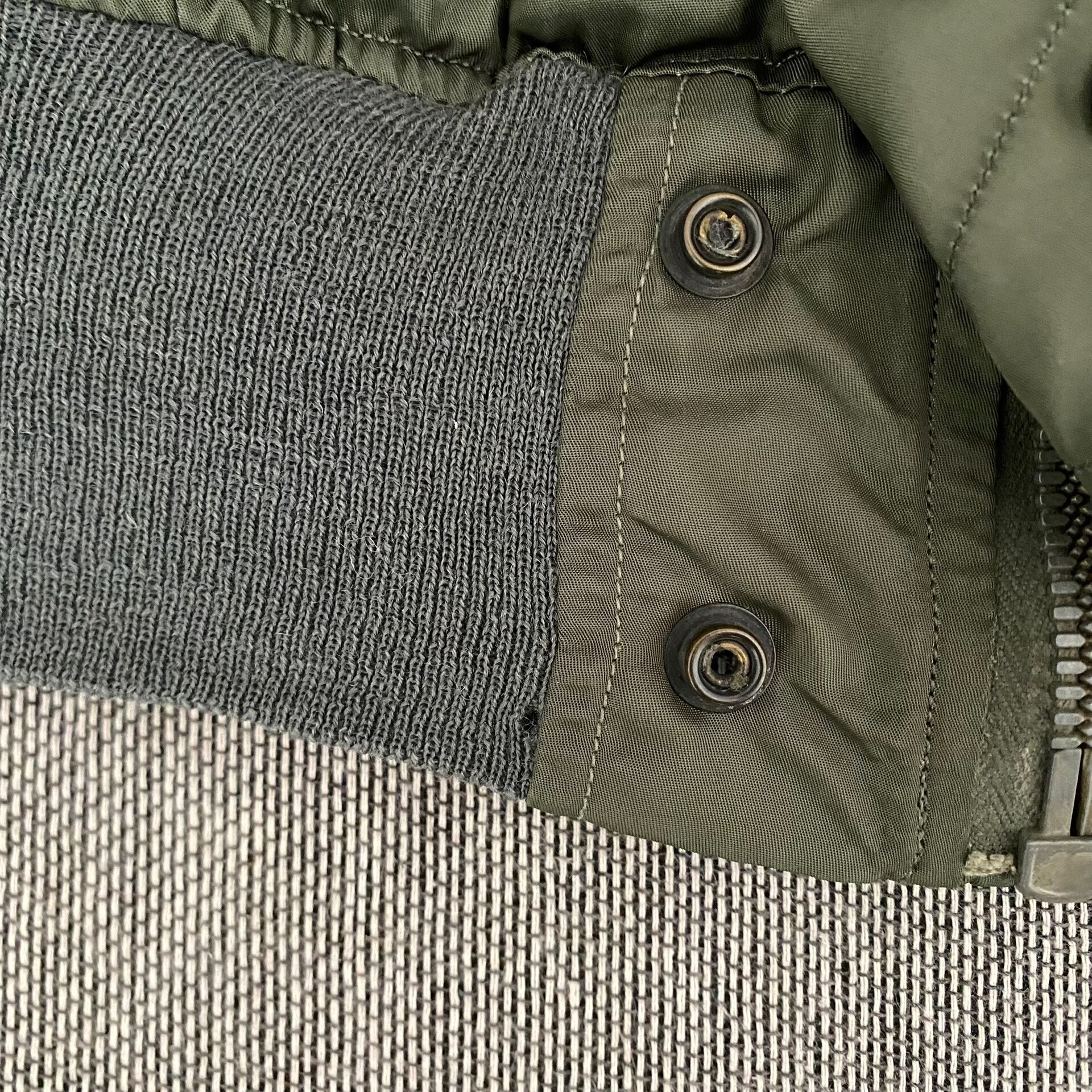 Military N2B Alpha Vintage Jacket — label