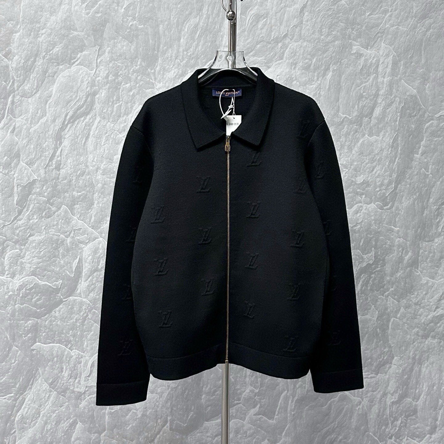 Louis Vuitton SS25 Embossed Monogram Collared Jacket
