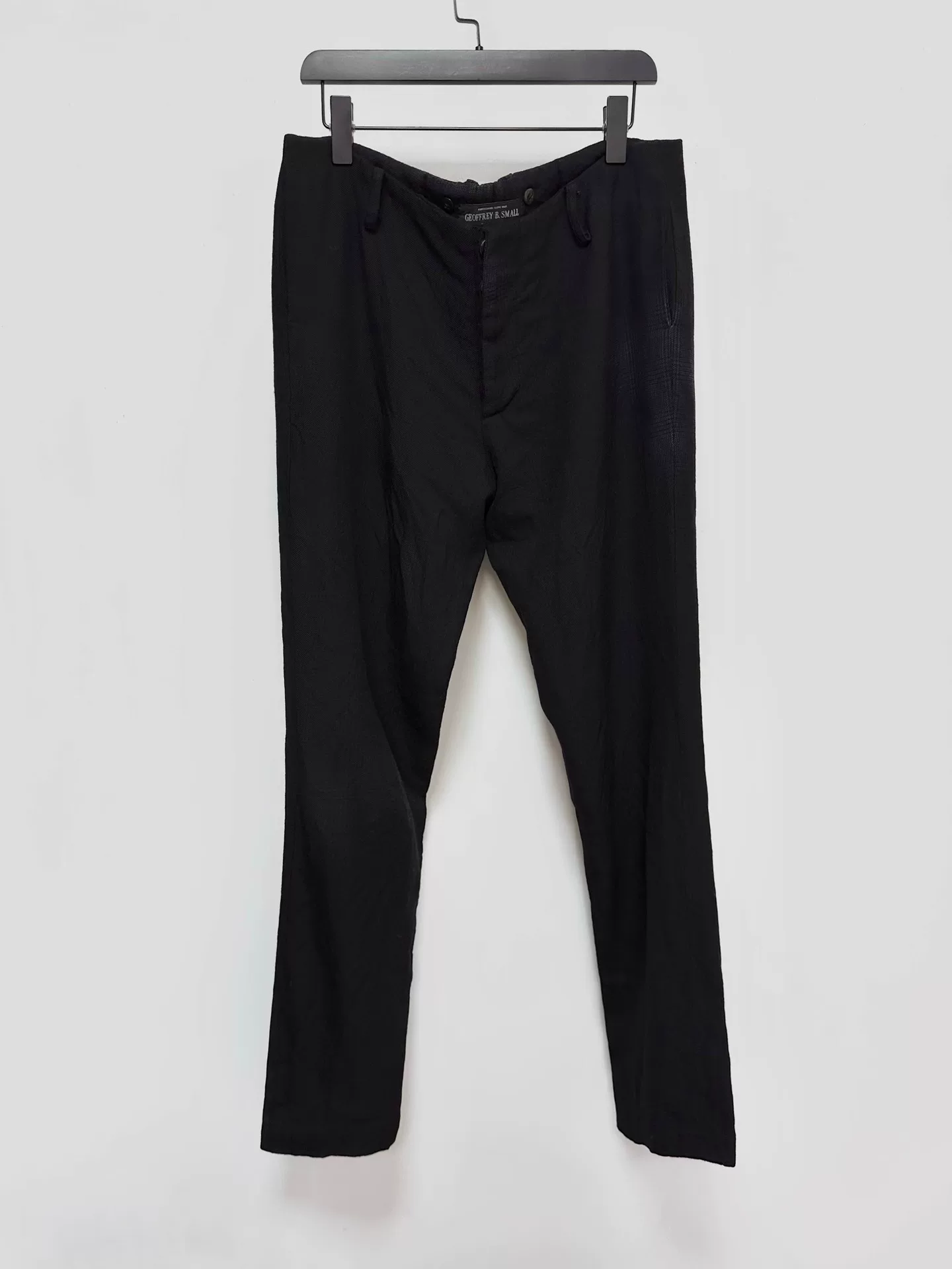 Geoffrey B SMALL Wool Houndstooth Pants