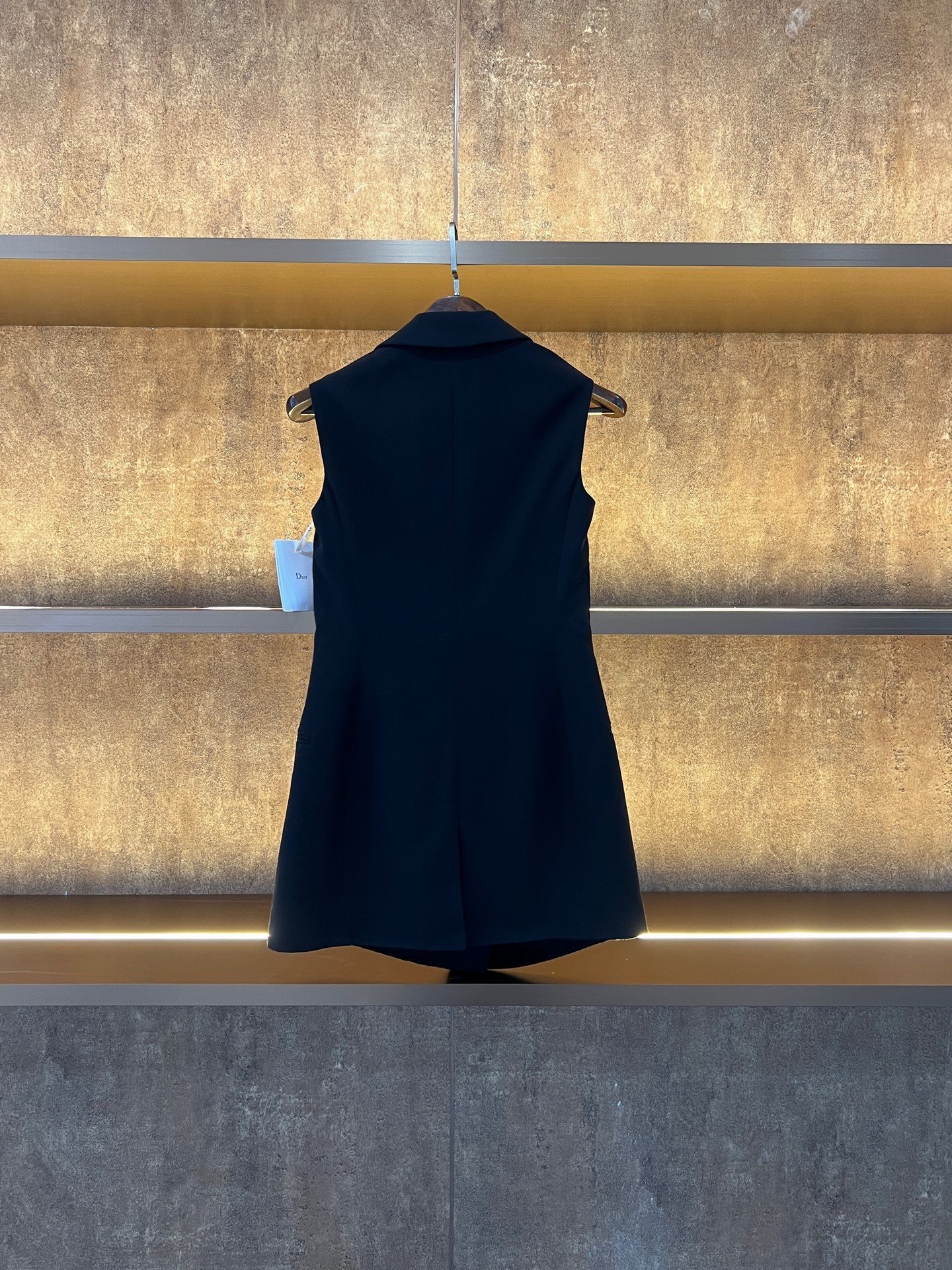 Dior Wool Sleeveless Vest Dress — front