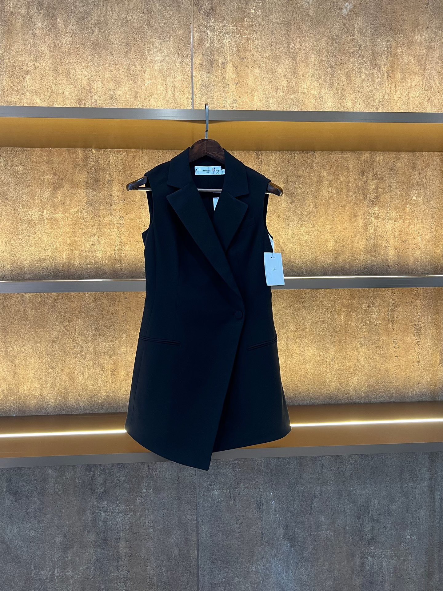 Dior Wool Sleeveless Vest Dress