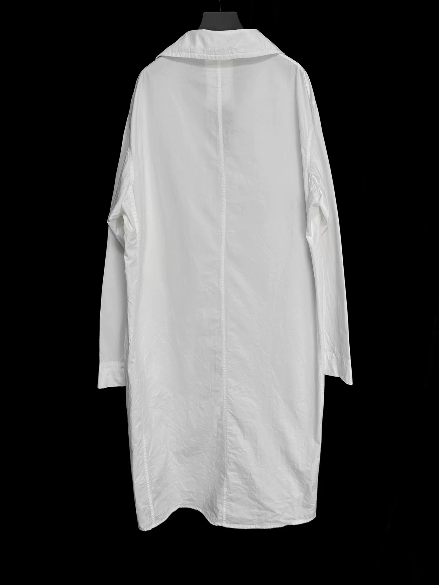 John Alexander Skelton 23SS Limited Washed Cotton Long Coat — front