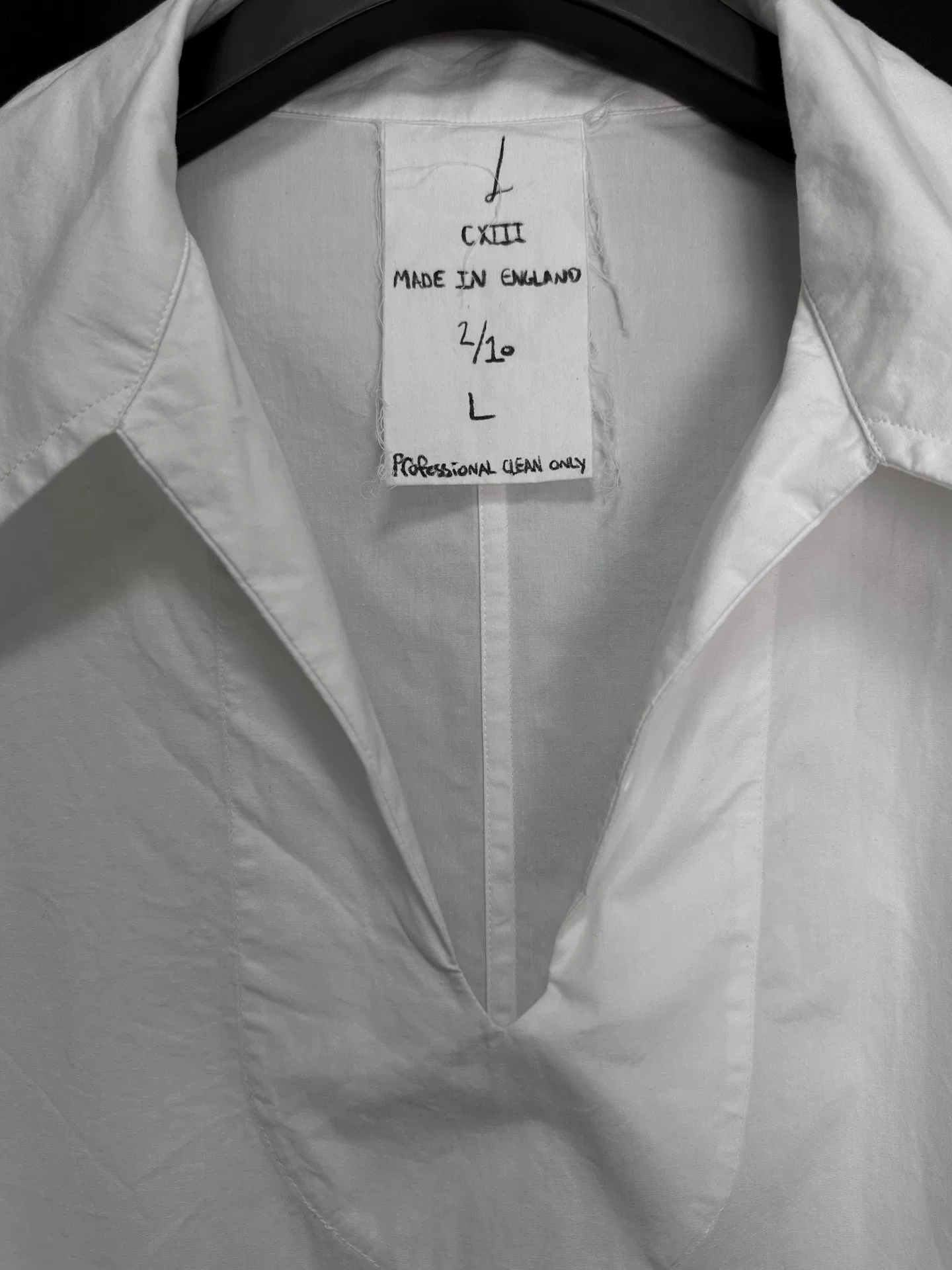 John Alexander Skelton 23SS Limited Washed Cotton Long Coat — back