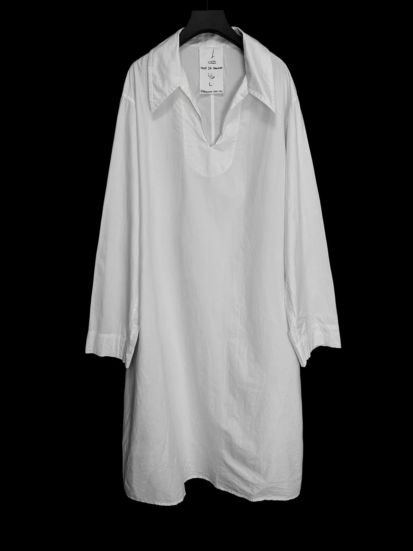 John Alexander Skelton 23SS Limited Washed Cotton Long Coat