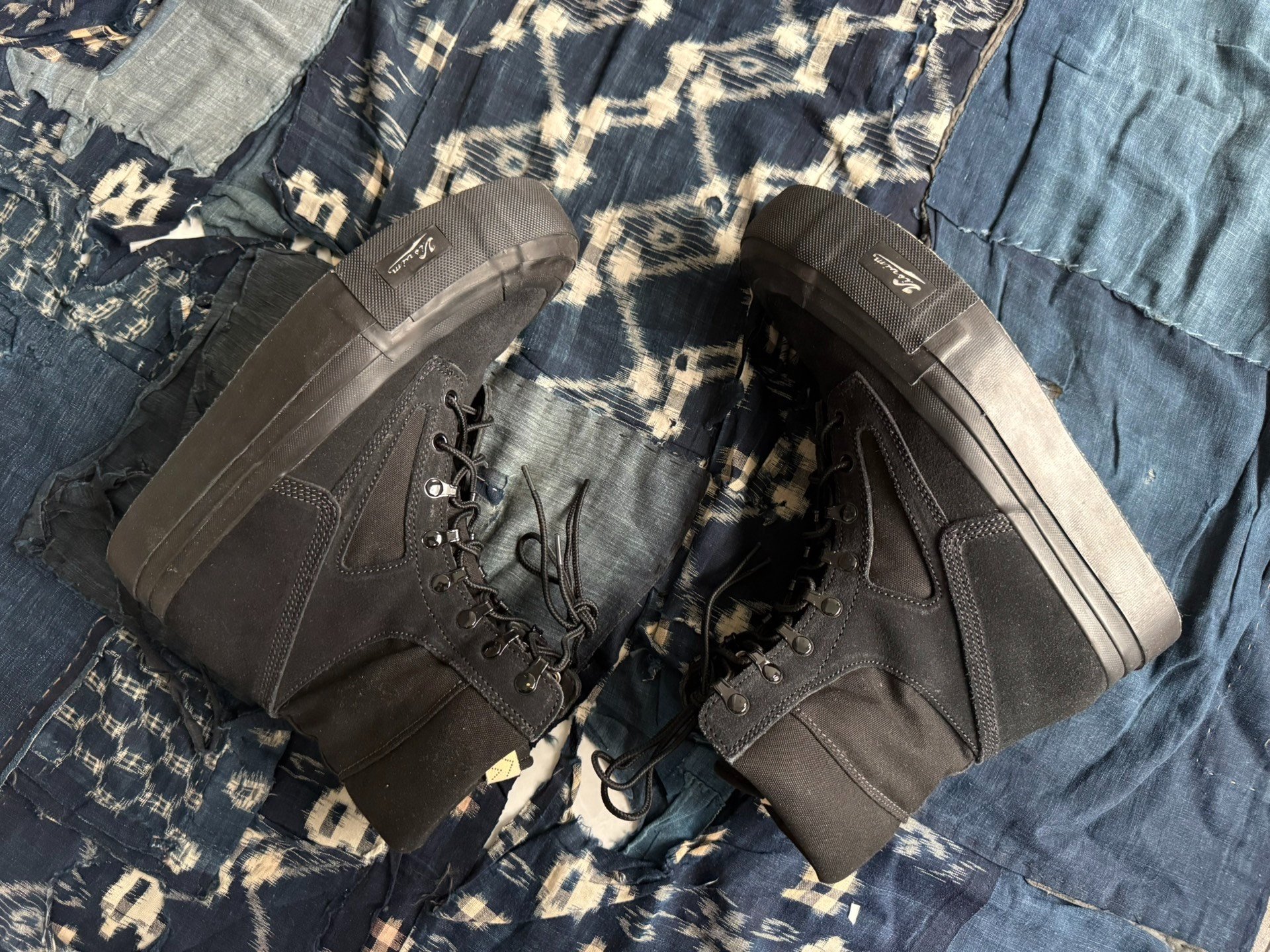 VISVIM 21AW TESOTA 91 FOLK High-Top Military Boots — front