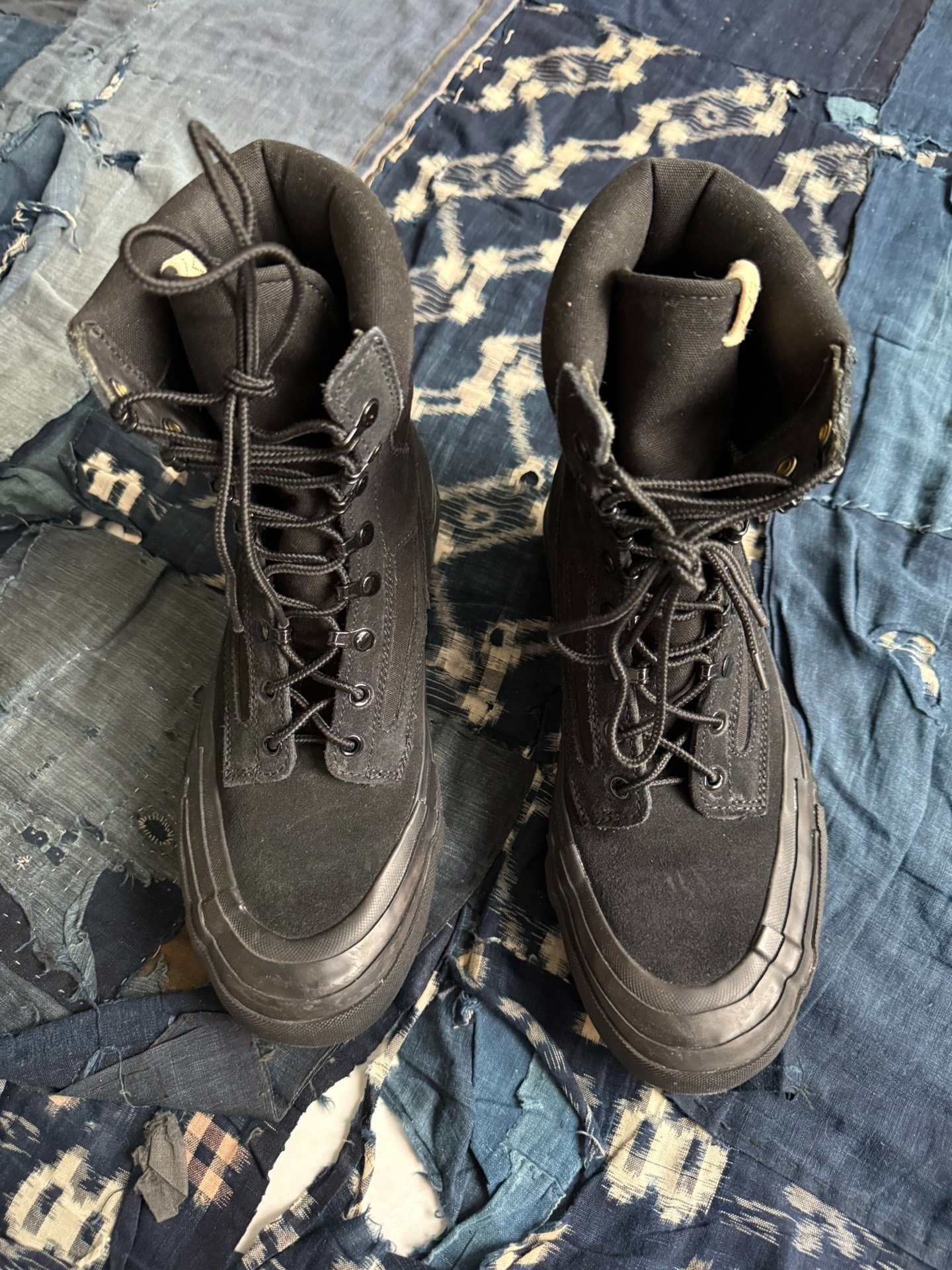 VISVIM 21AW TESOTA 91 FOLK High-Top Military Boots — back