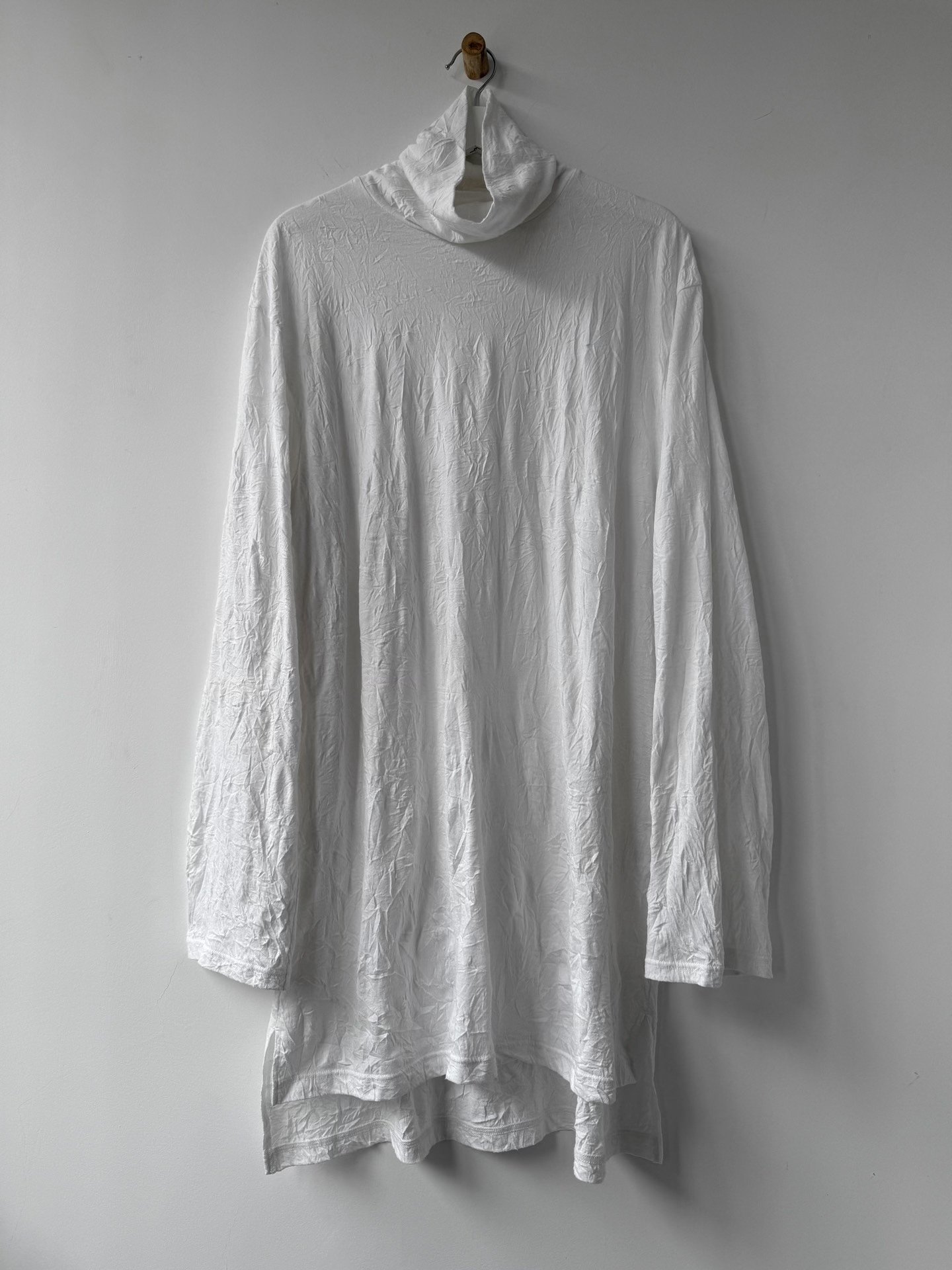 Yohji Yamamoto GroundY Pleated Cowl Neck Top