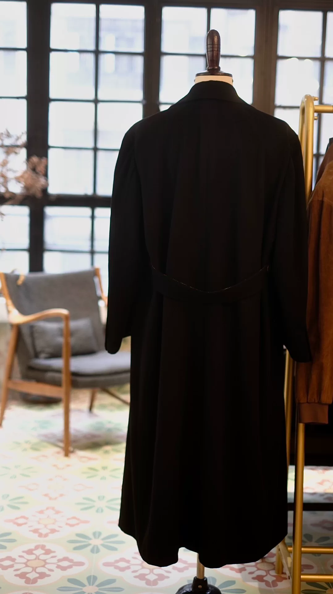 Piacenza Bespoke Double-Breasted Coat — back