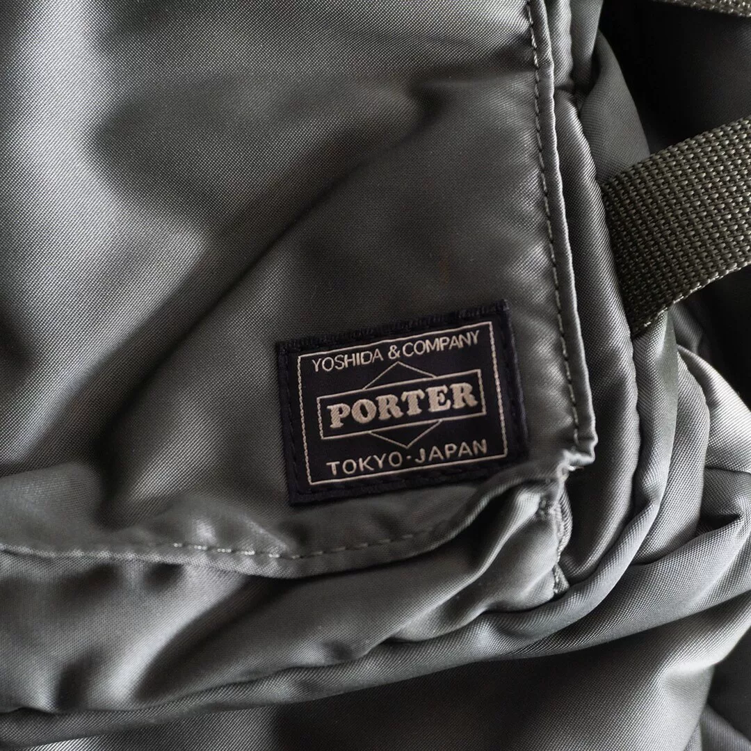 PORTER TANKER Army Green L Backpack — detail