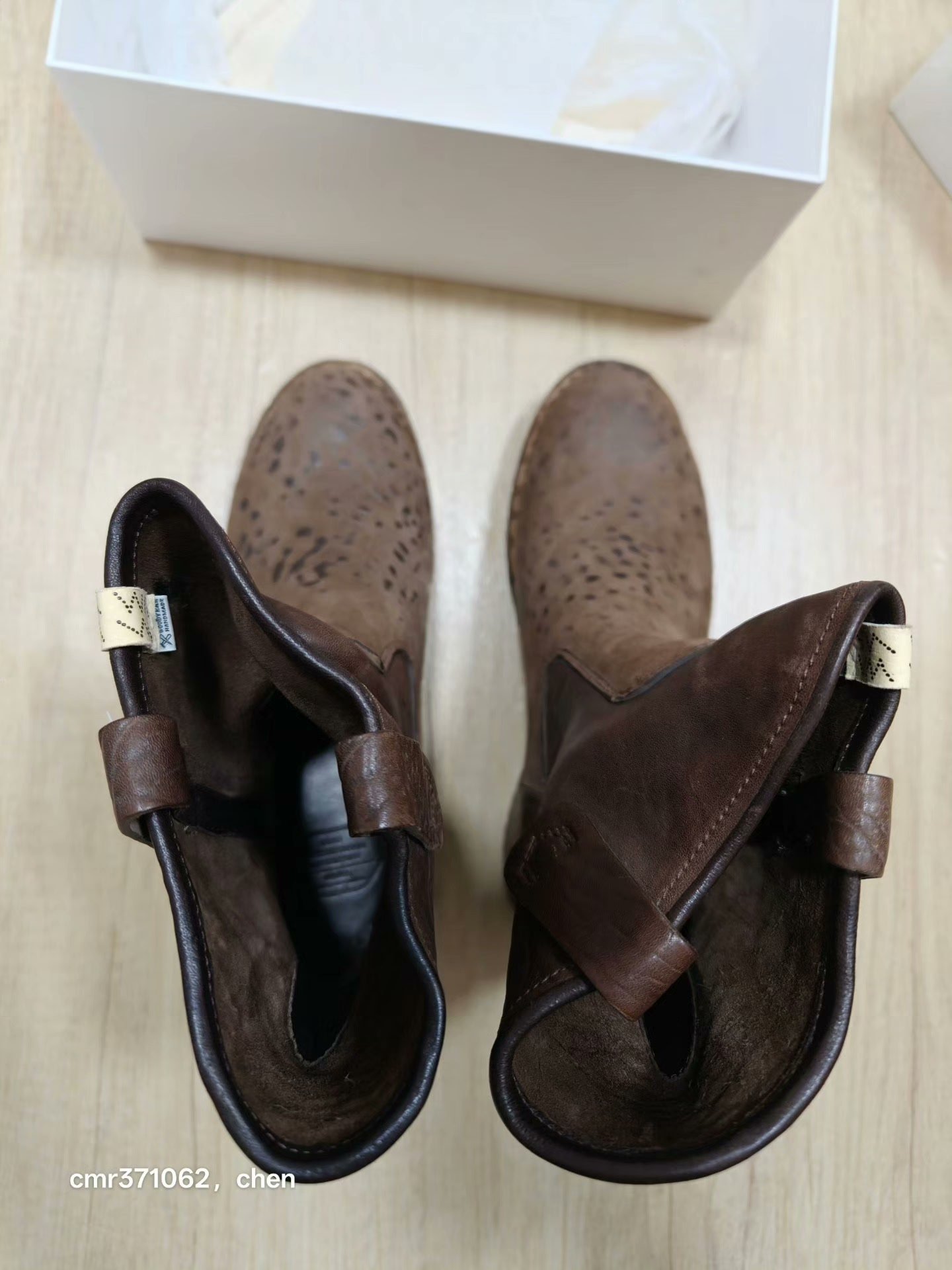 Visvim 25SS Wabanaki Boots — label