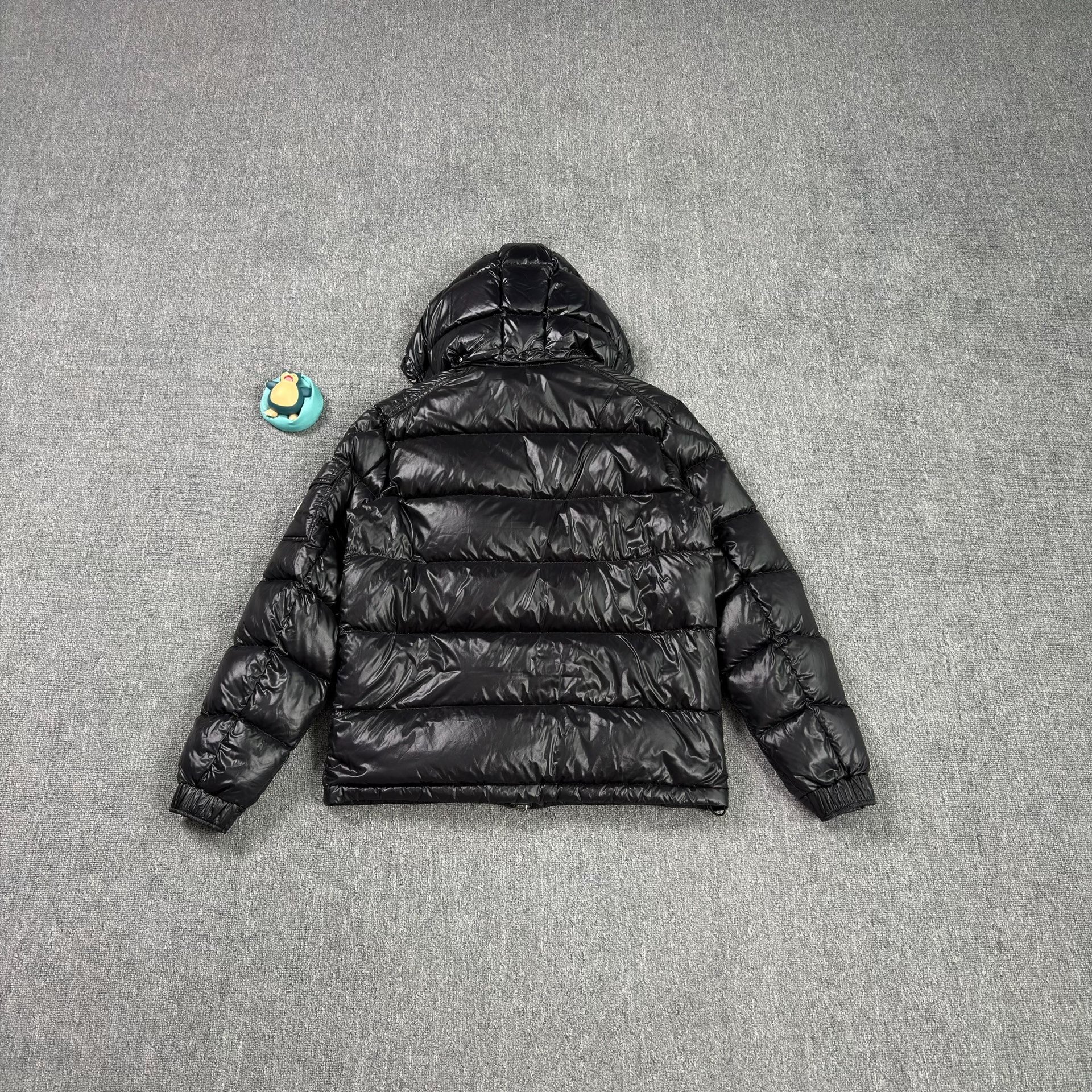 Moncler Maya Black Puffer Jacket — front