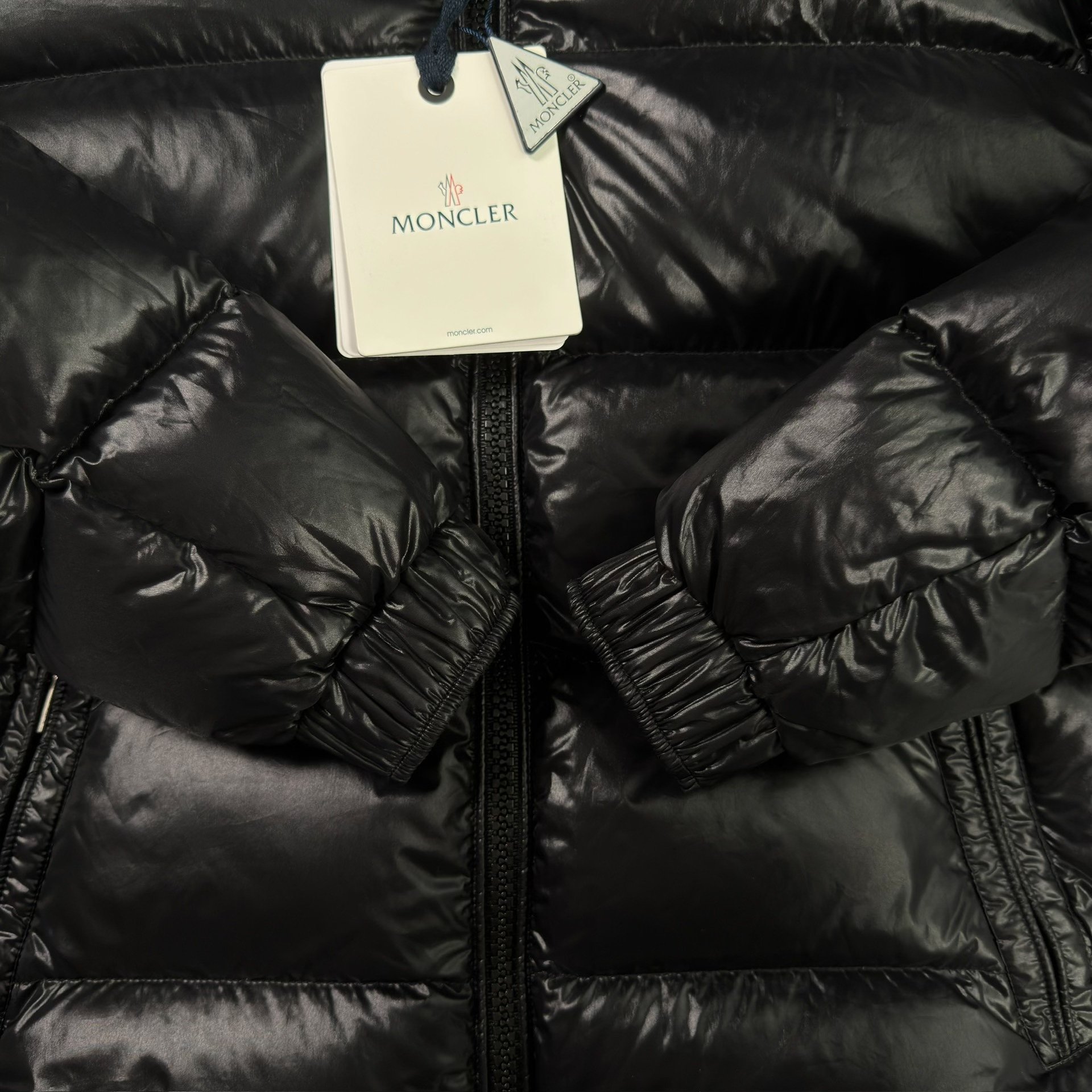 Moncler Maya Black Puffer Jacket — back