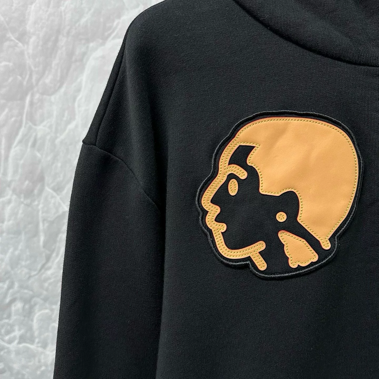 Louis Vuitton Nigo FW25 Cartoon Portrait Hooded Jacket — detail
