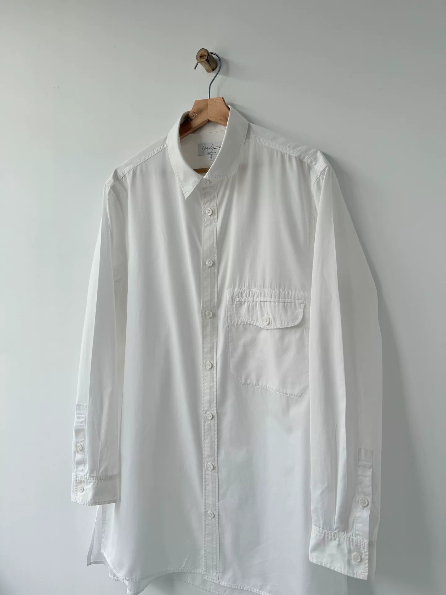Yohji Yamamoto 2021SS Pour Homme Shirt — detail