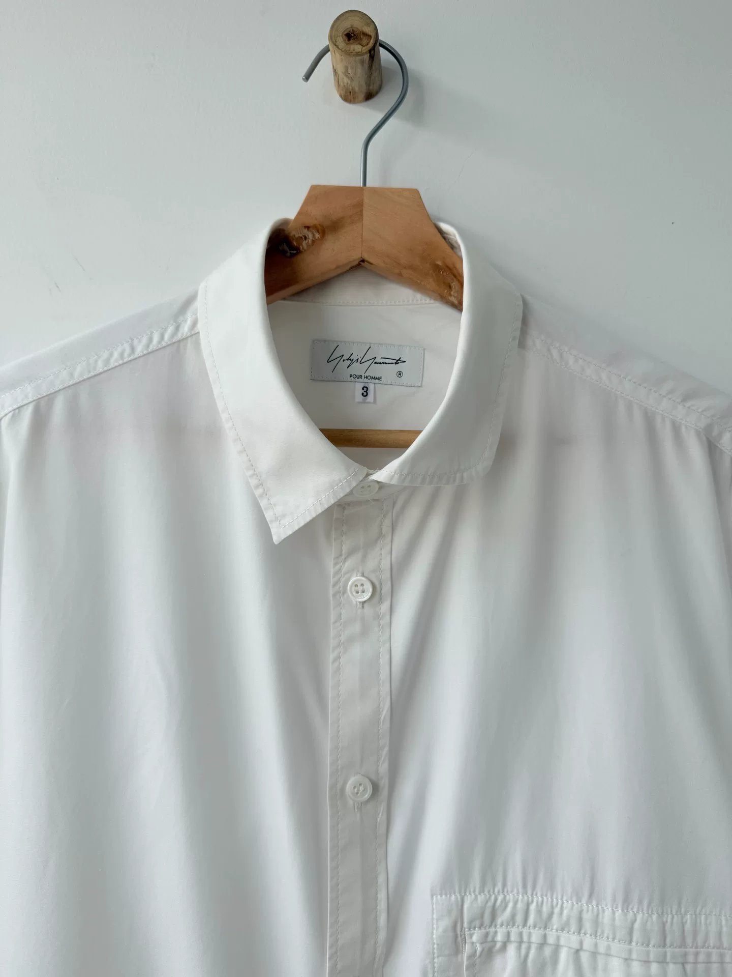 Yohji Yamamoto 2021SS Pour Homme Shirt — back