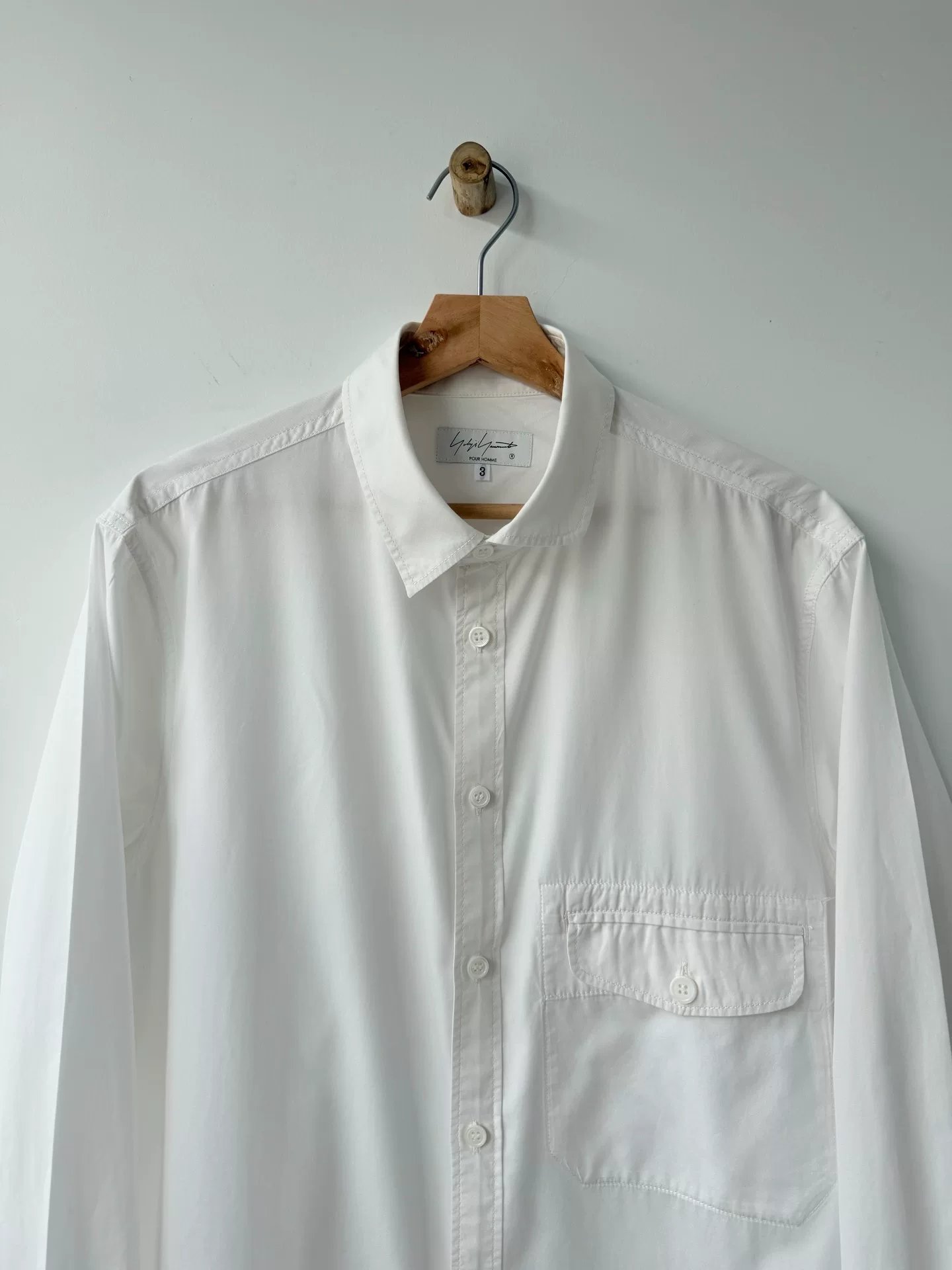 Yohji Yamamoto 2021SS Pour Homme Shirt — front