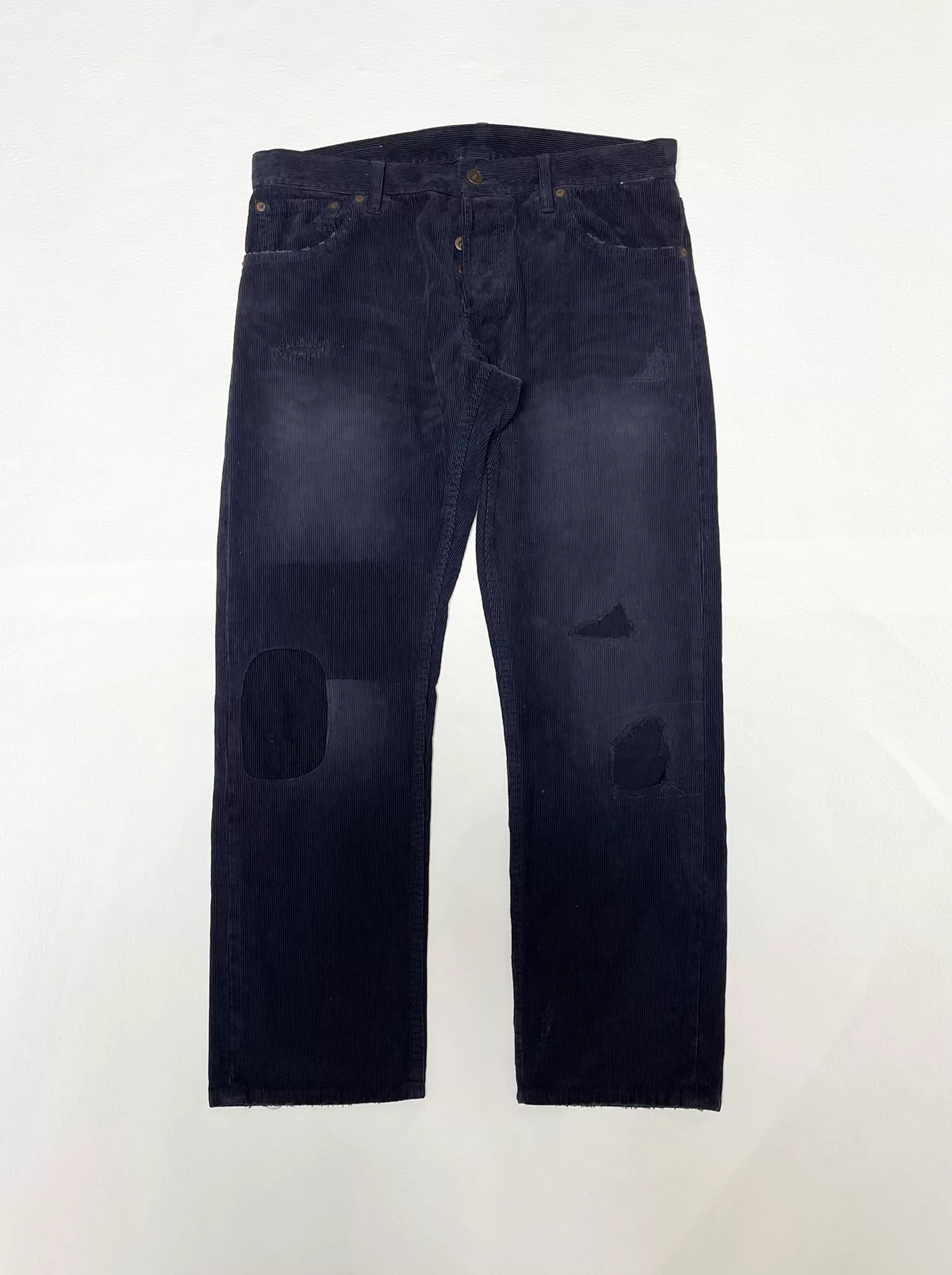 Visvim Fluxus 10 Cords Crash Corduroy Cropped Pants