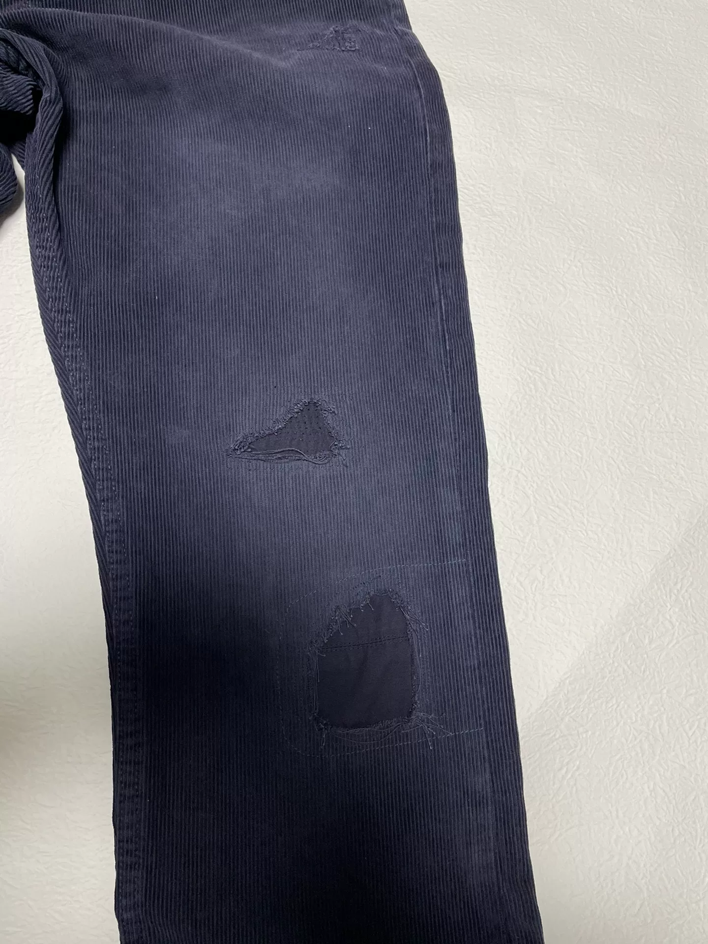 Visvim Fluxus 10 Cords Crash Corduroy Cropped Pants — front