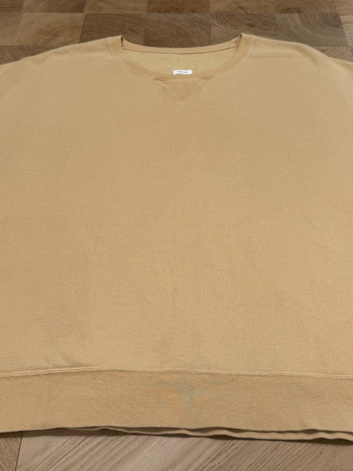 VISVIM MONDO SWEAT CRASH+ — label