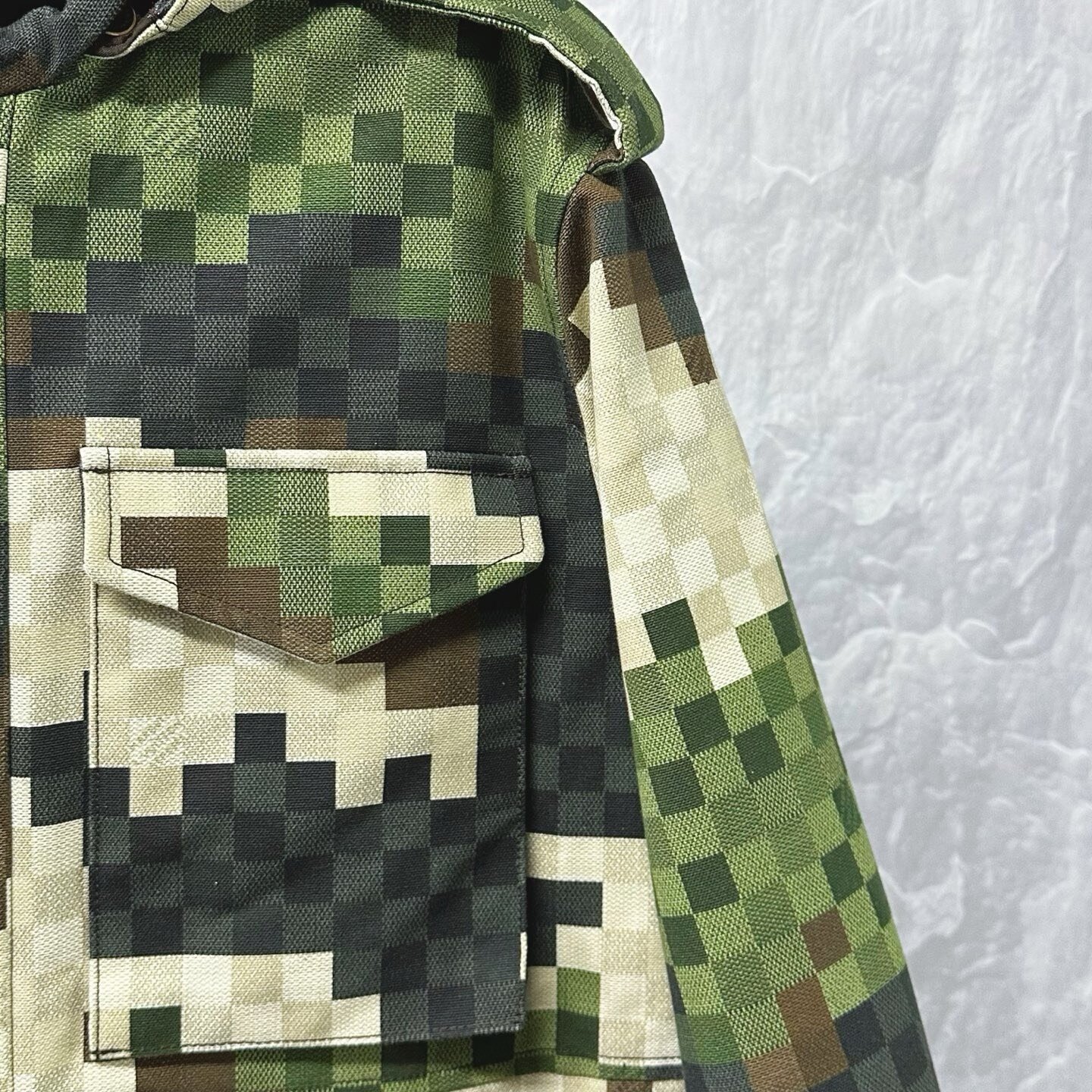 Louis Vuitton SS24 Pharrell Camo Hooded Jacket — detail