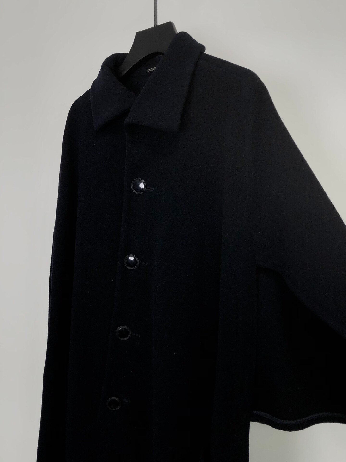Yohji Yamamoto 1980s Marumoji Deformed Coat — back