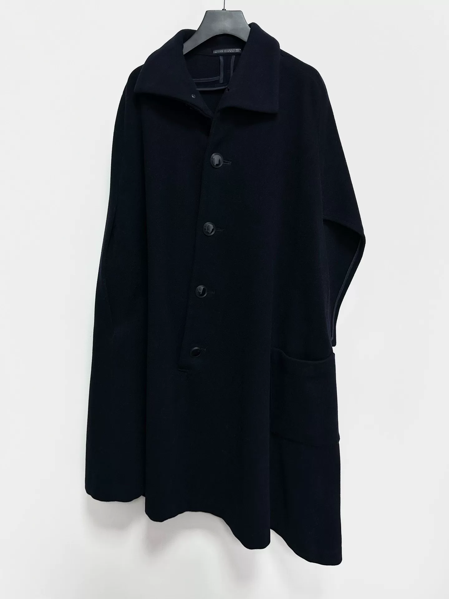 Yohji Yamamoto 1980s Marumoji Deformed Coat
