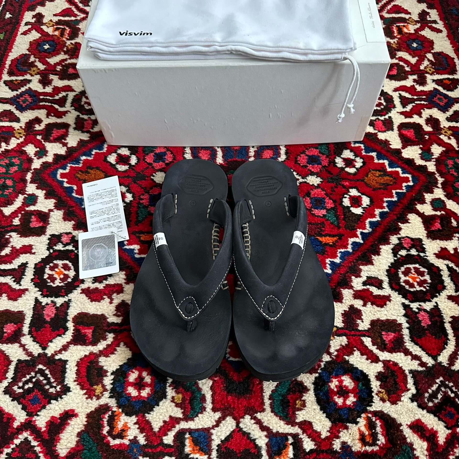 visvim 10ss Lama Sandal Folk Slippers M