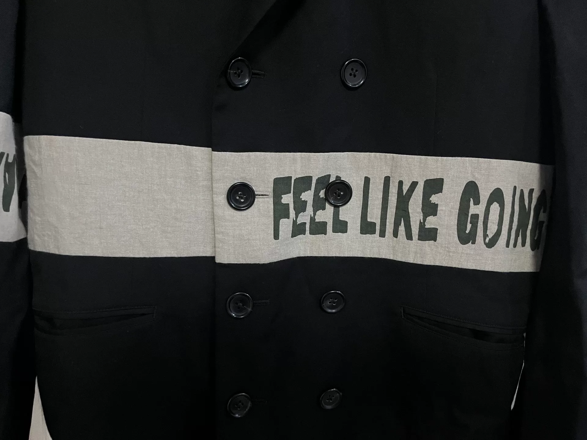 Yohji Yamamoto 22AW FEEL LIKE GOING Coat — front
