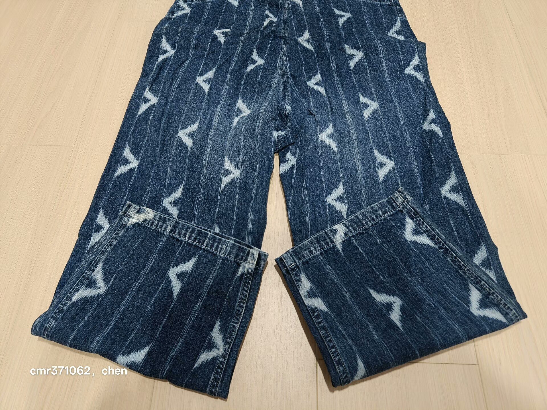 visvim 22SS OVERALL WABASH DMGD — label