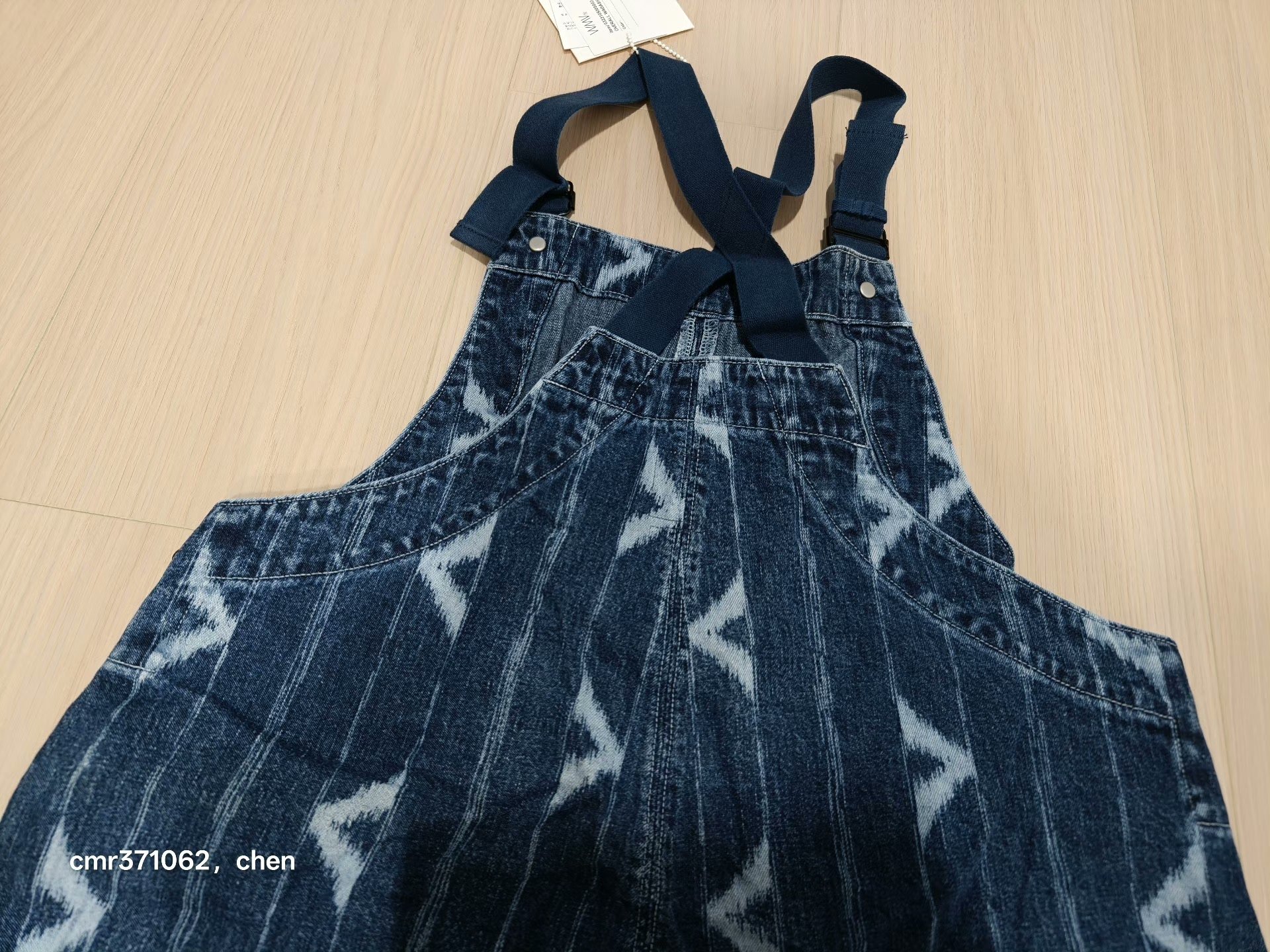 visvim 22SS OVERALL WABASH DMGD — front