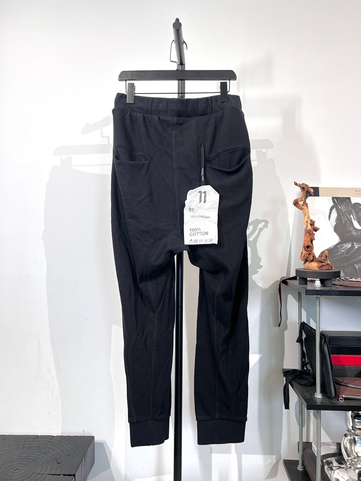 Boris Bidjan Saberi 11by bbs P3B Drop-Crotch Pants — front