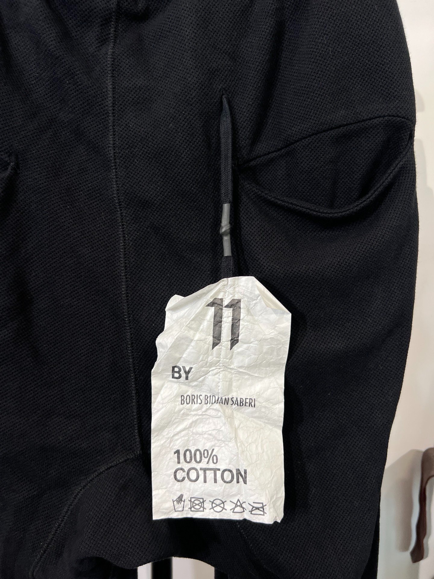 Boris Bidjan Saberi 11by bbs P3B Drop-Crotch Pants — label