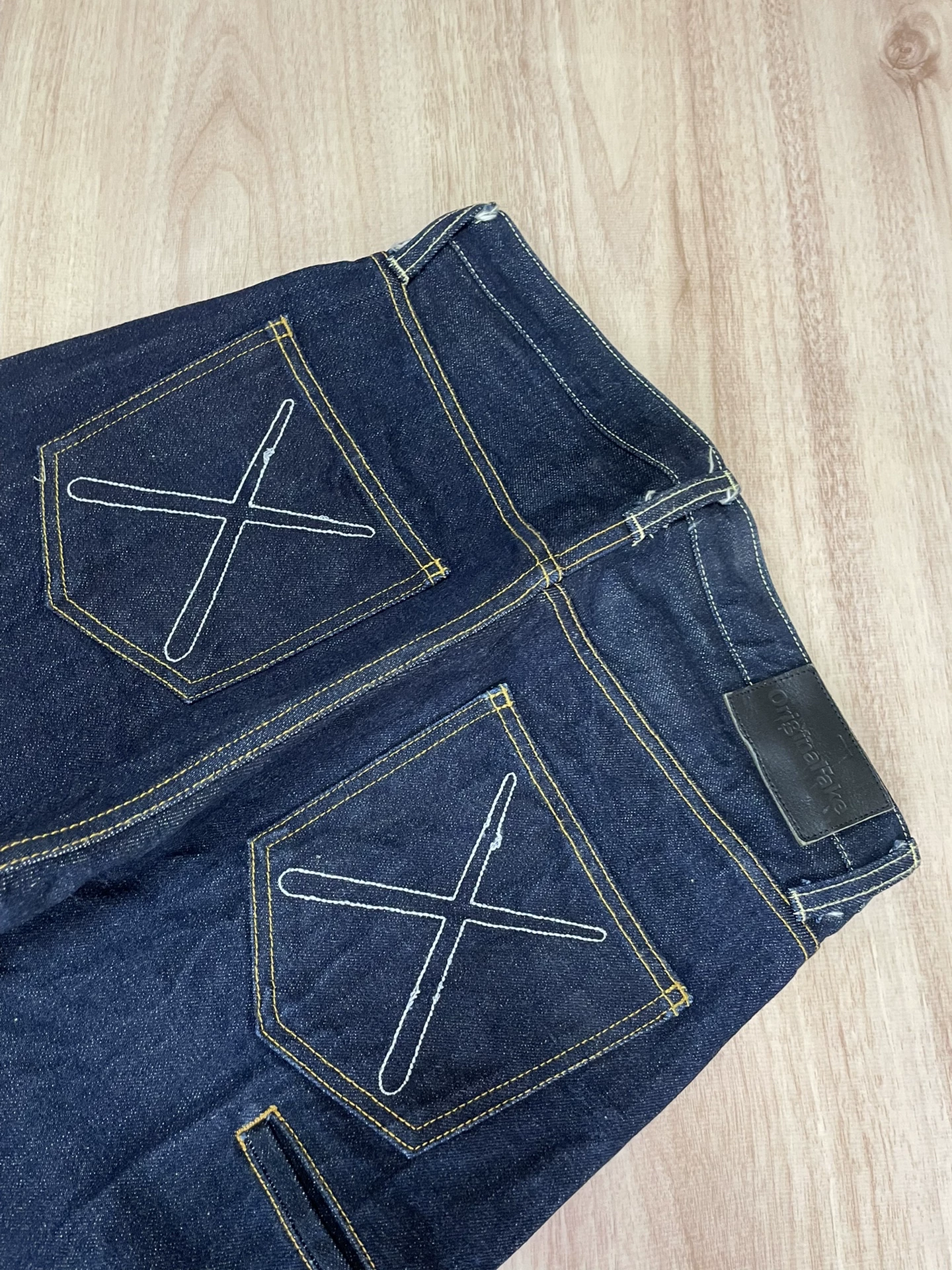 OriginalFake KAWS Selvedge Denim Jeans — back