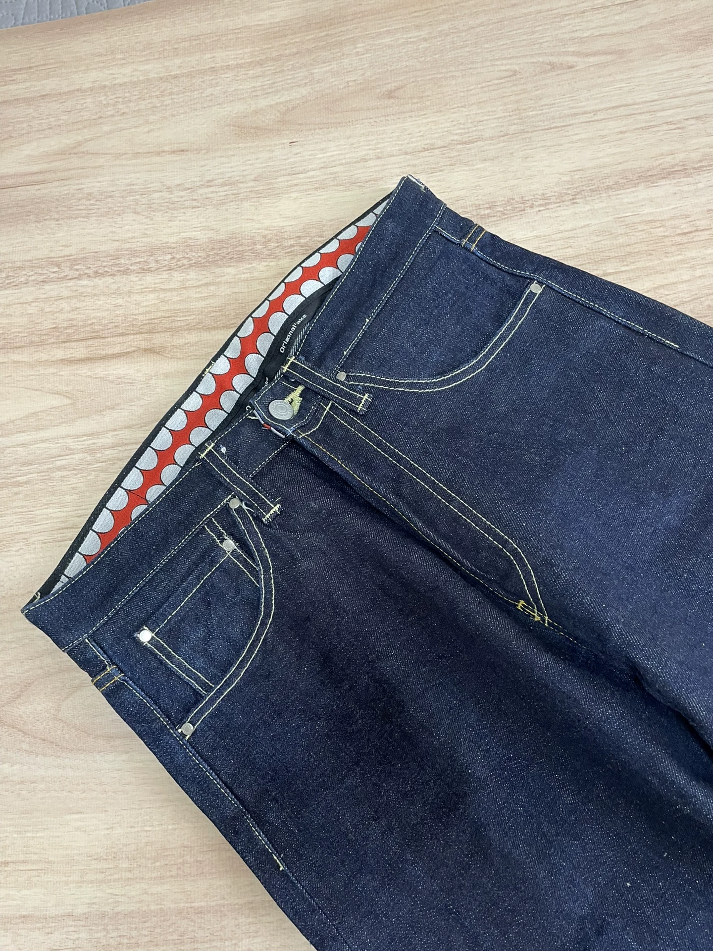 OriginalFake KAWS Selvedge Denim Jeans — detail