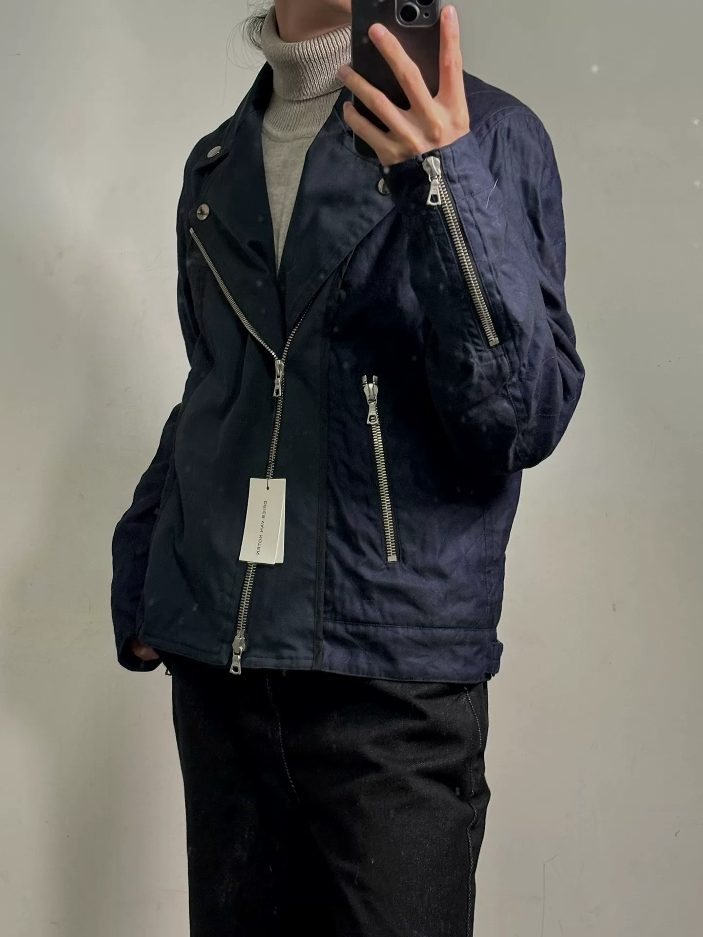 Dries Van Noten SS2016 Pentagram Biker Jacket — back