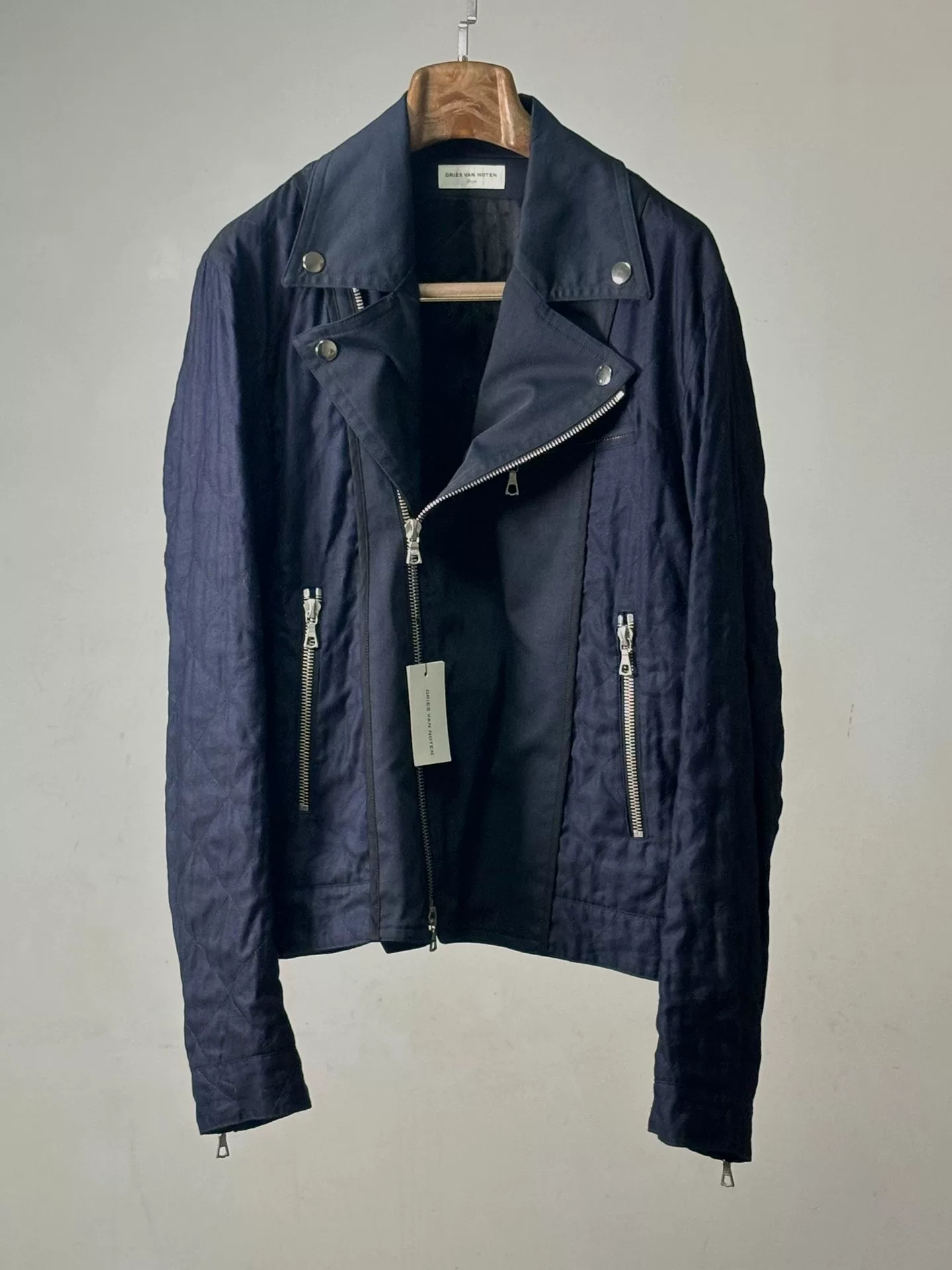 Dries Van Noten SS2016 Pentagram Biker Jacket — label