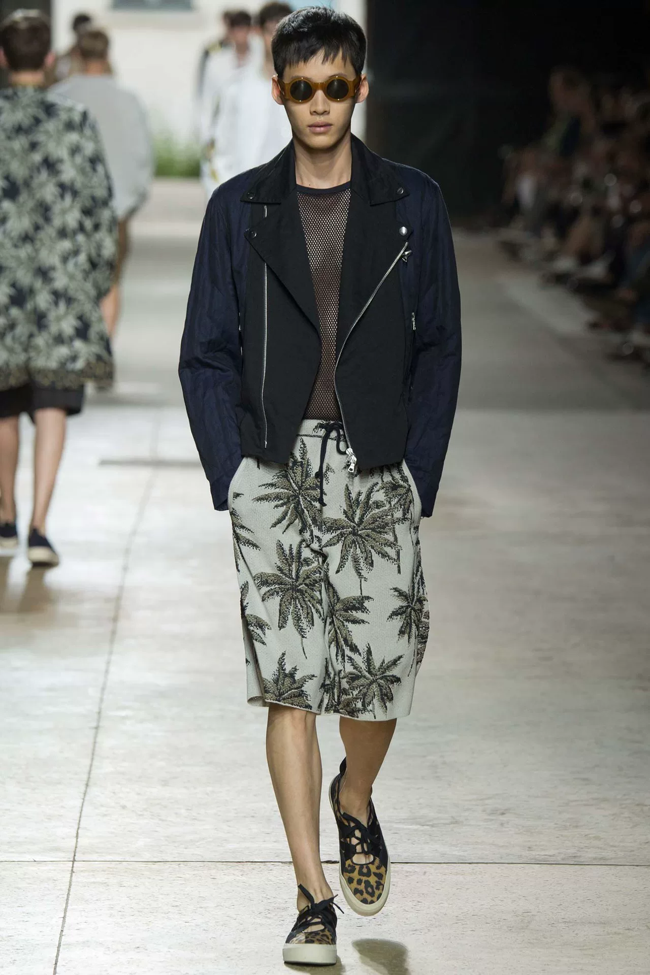 Dries Van Noten SS2016 Pentagram Biker Jacket — front