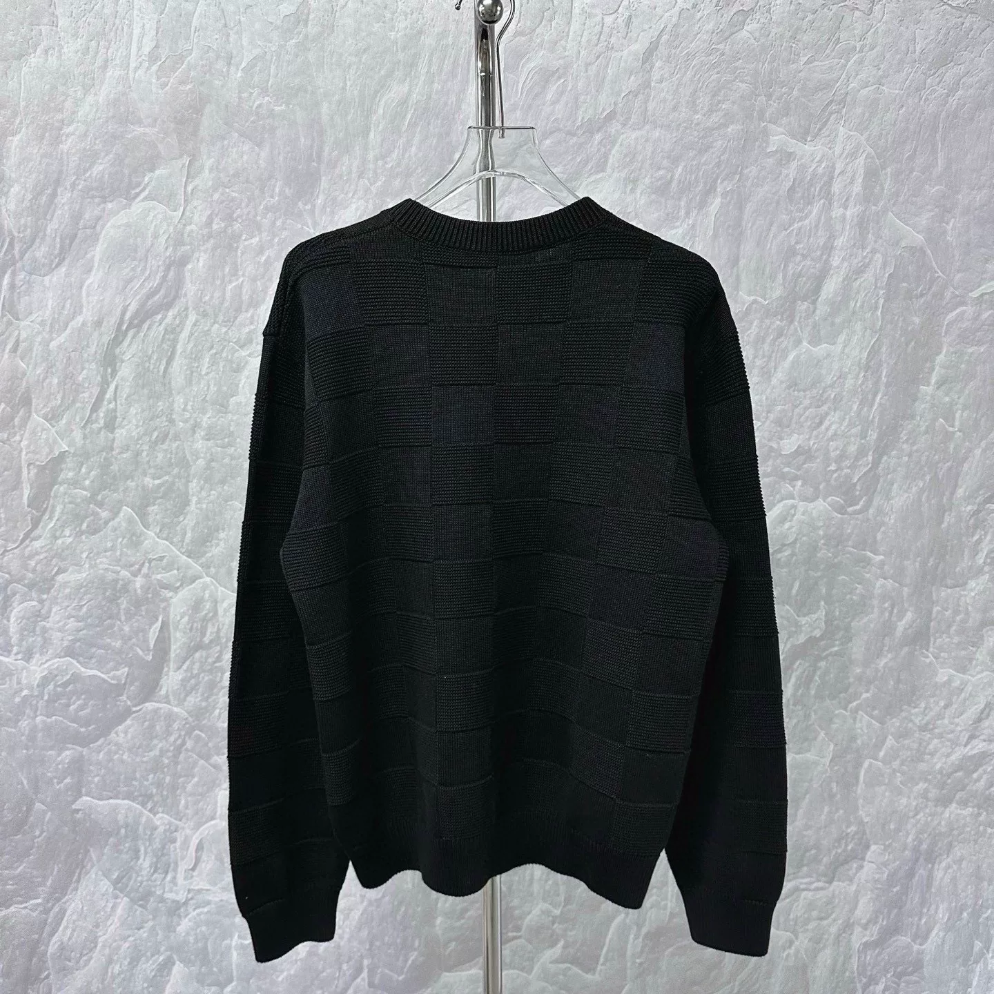 Louis Vuitton SS24 Checkerboard Sweater XL — back