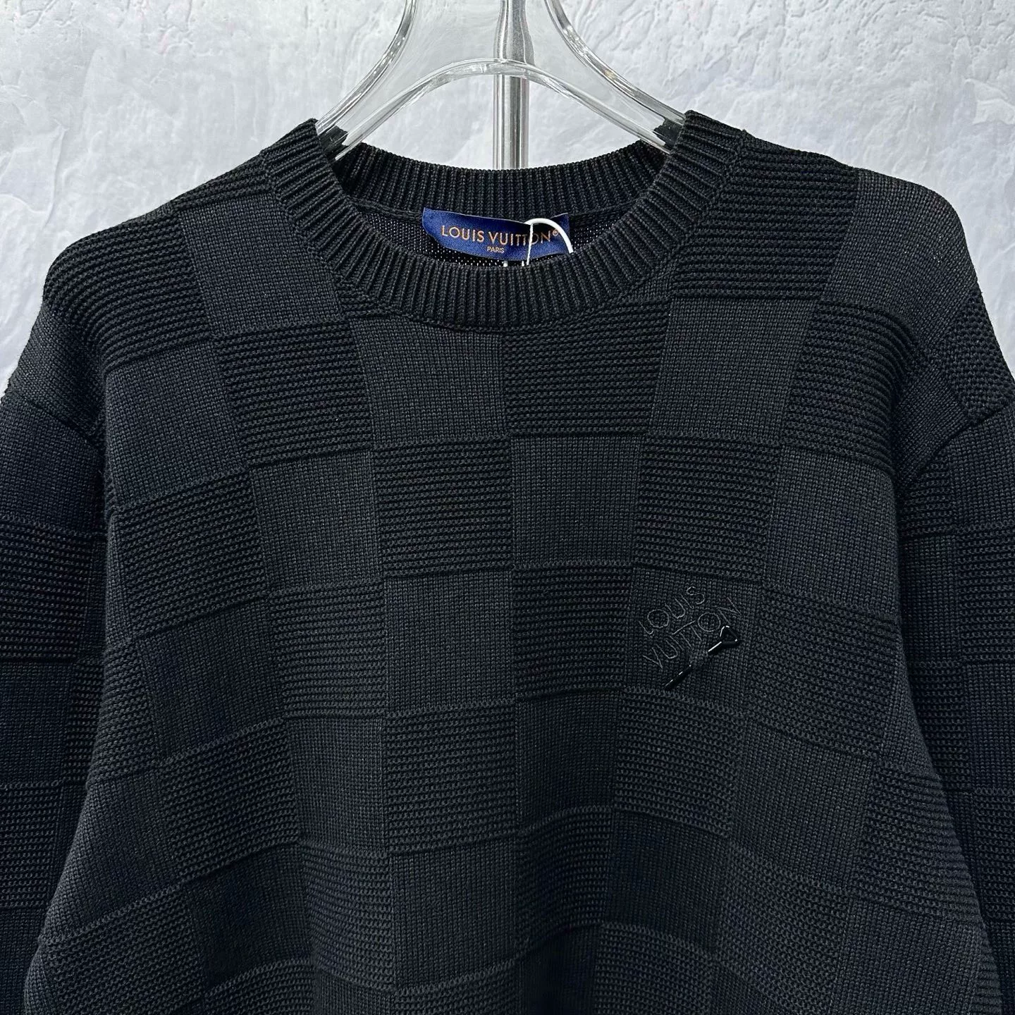 Louis Vuitton SS24 Checkerboard Sweater XL — front