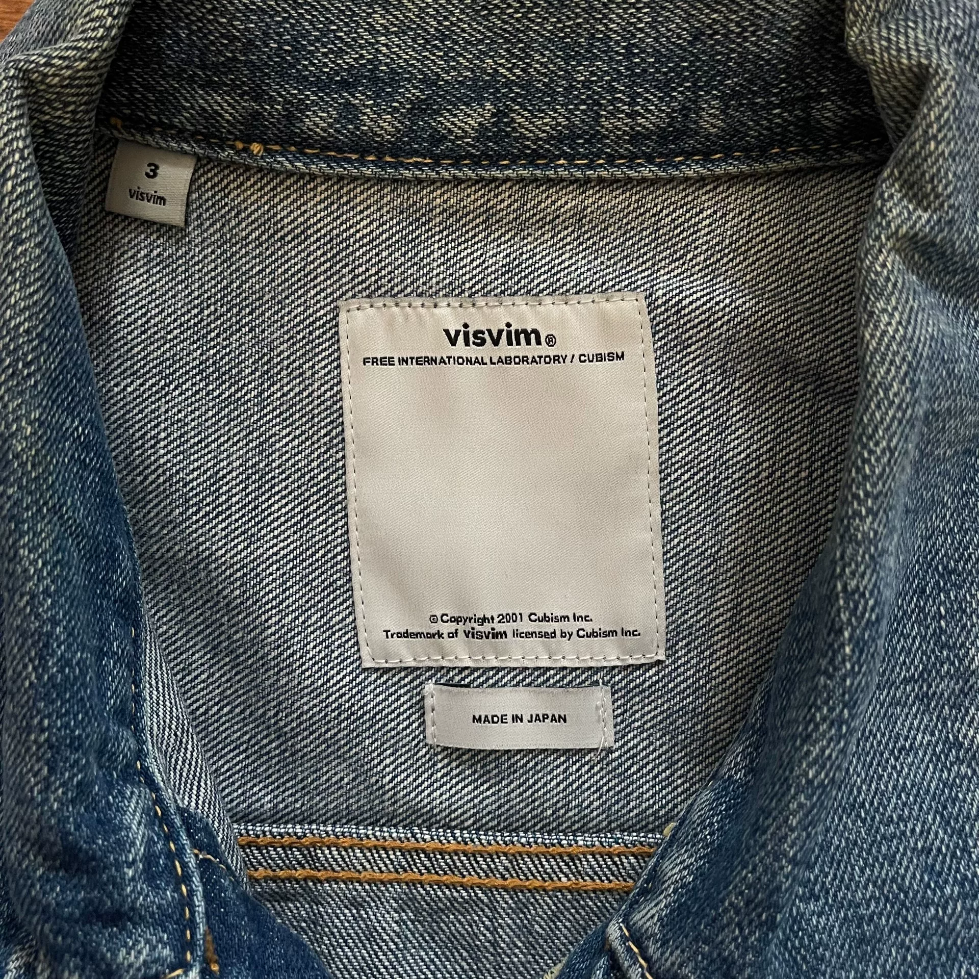 Visvim 16AW 101 Chore Damaged Jacket — back