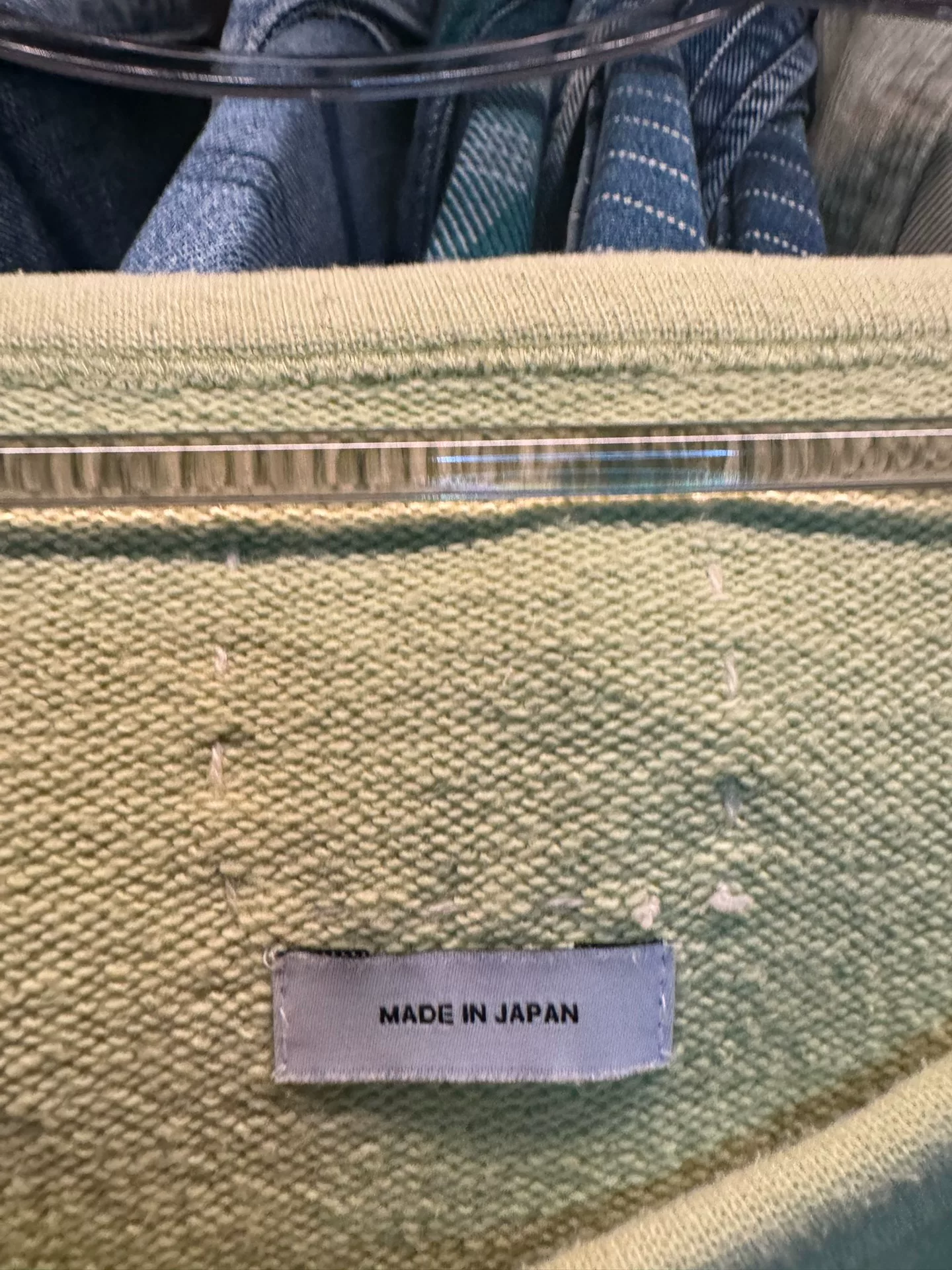 visvim Green Sweatshirt Size 2 — detail