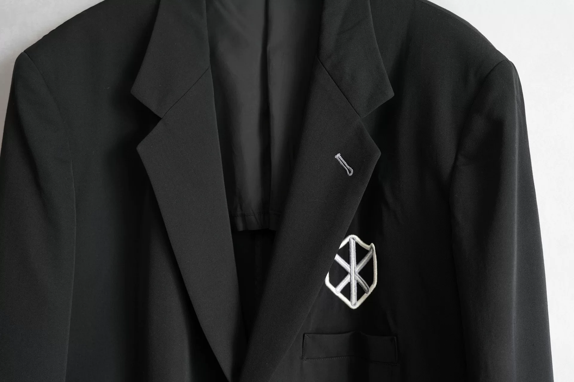 Yohji Yamamoto 03SS Embroidered Wool Jacket — back